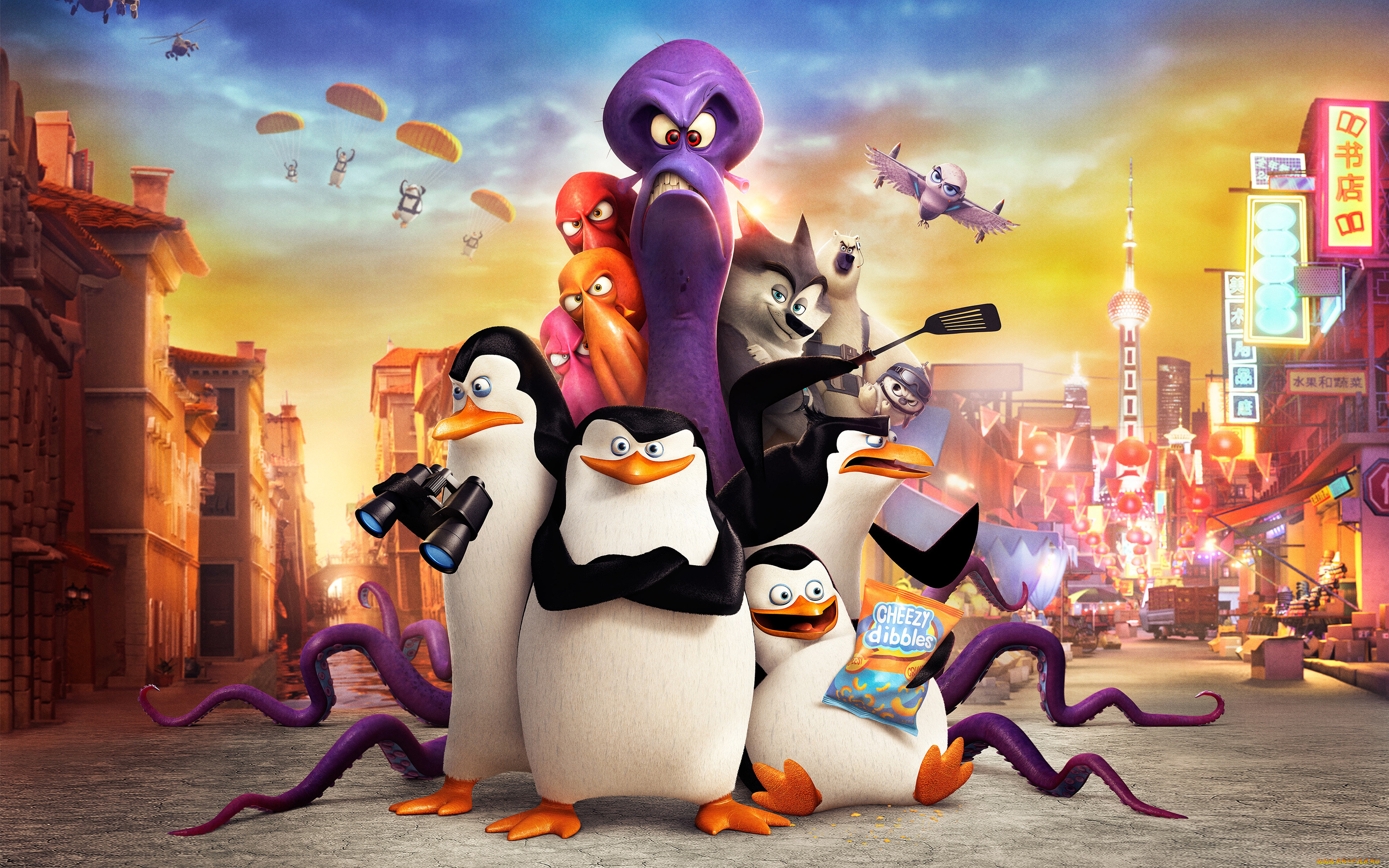 мультфильмы, the, penguins, of, madagascar, penguins, of, madagascar