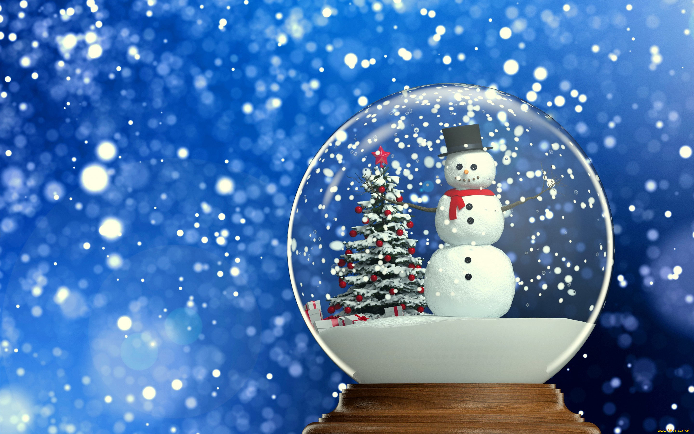 праздничные, 3д, графика, , новый, год, winter, new, year, globe, cristmas, снег, шар, snow, рождество, снеговик, елка, новый, год