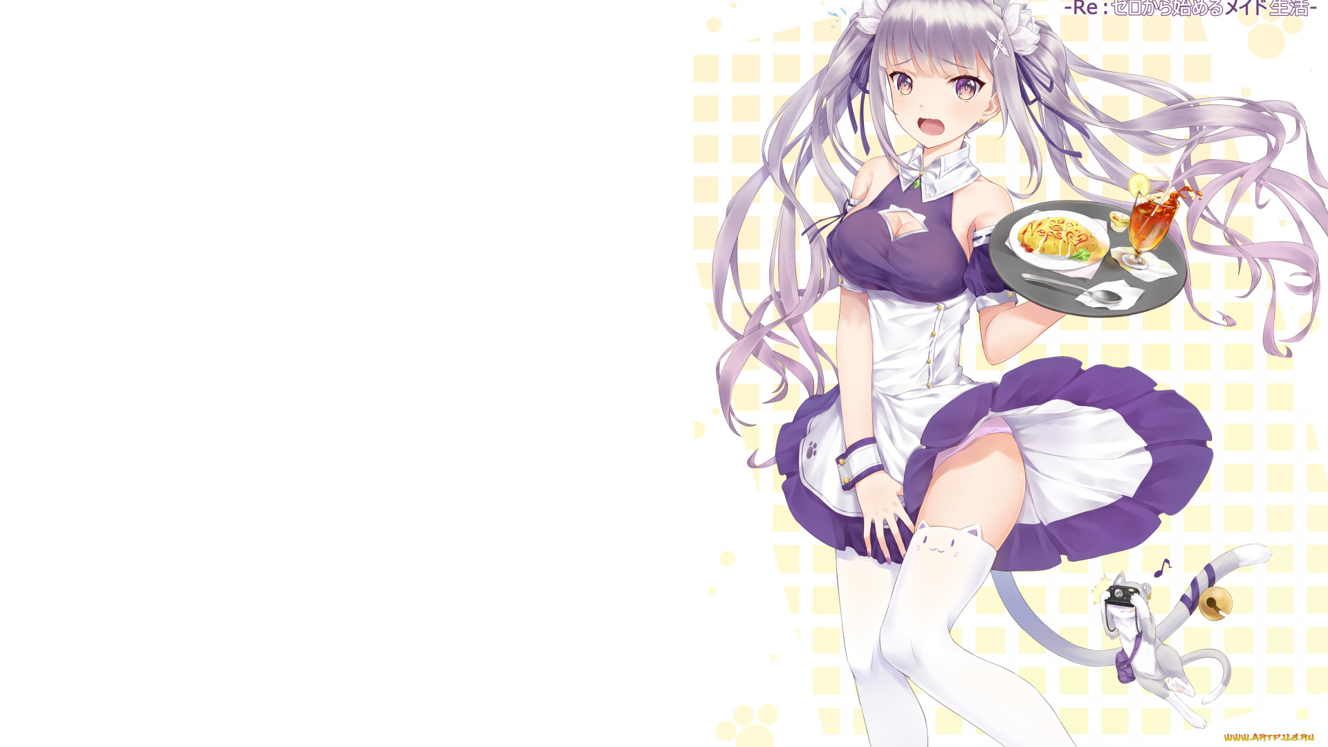 аниме, re, , zero, kara, hajimeru, isekai, seikatsu, emilia, pack