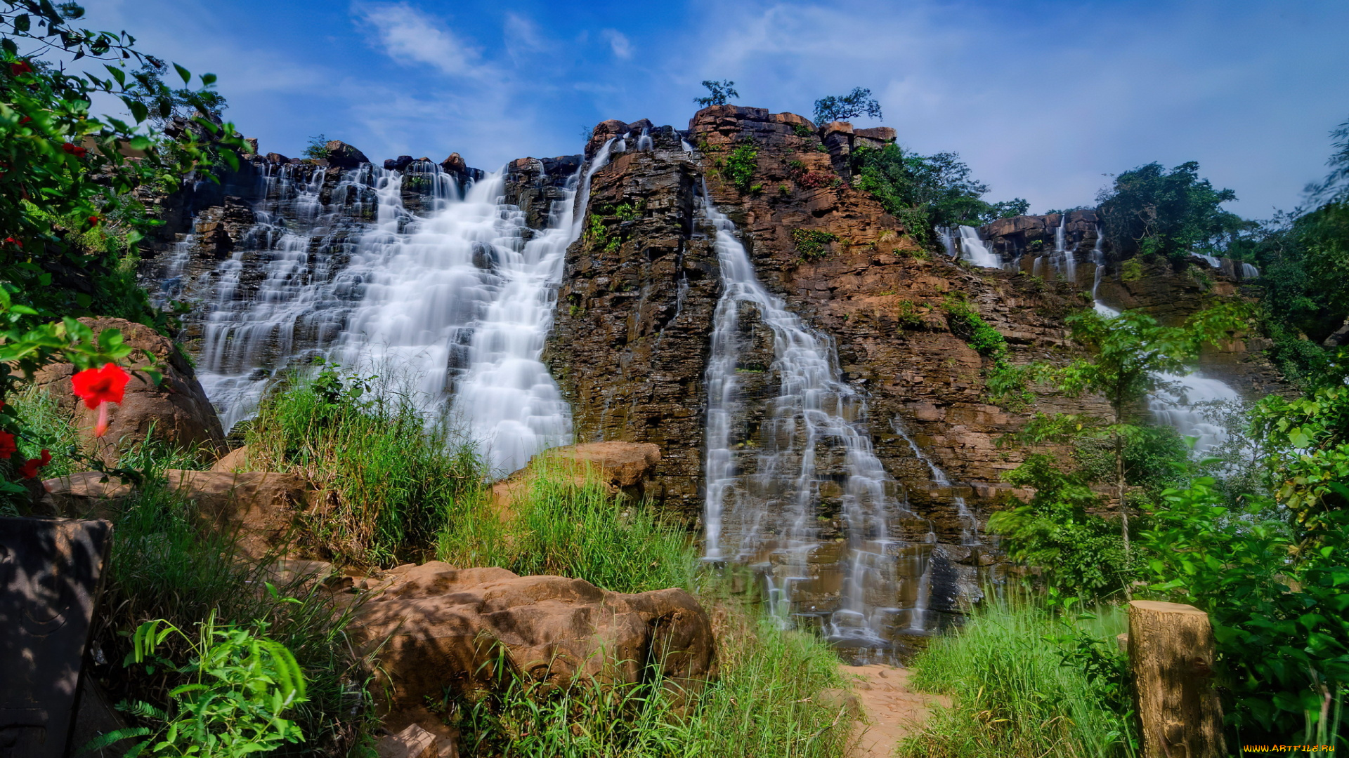 teerathgarh, falls, india, природа, водопады, teerathgarh, falls