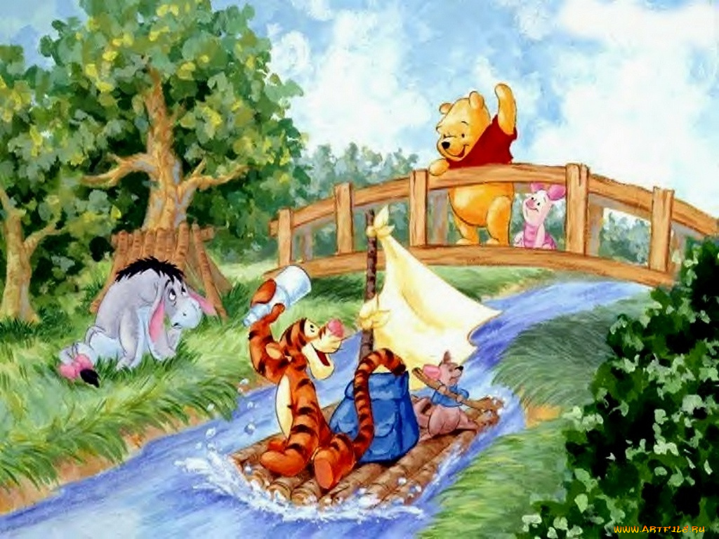 мультфильмы, winnie, the, pooh