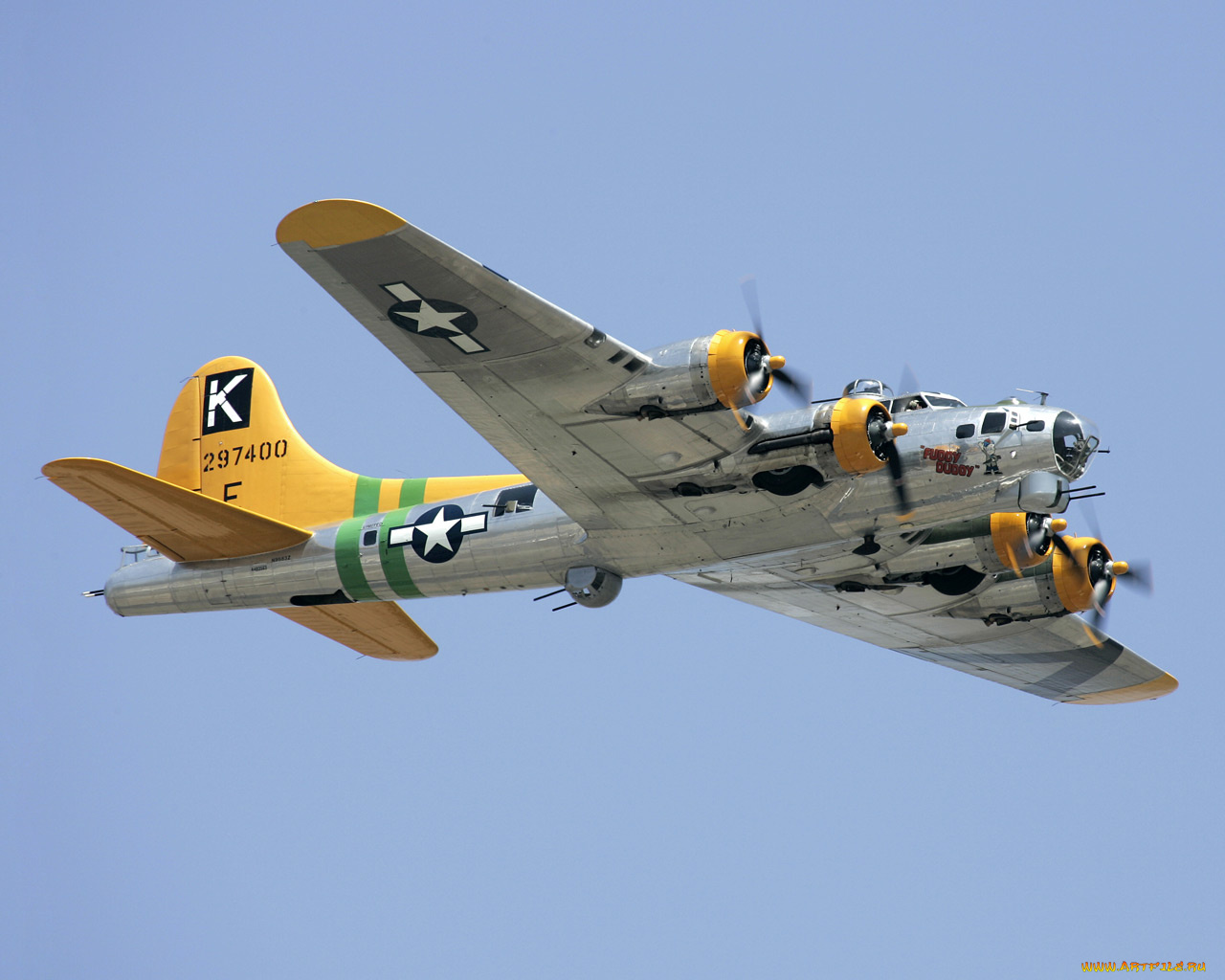 авиация, боевые, самолёты, boeing, b-17, flying, fortress