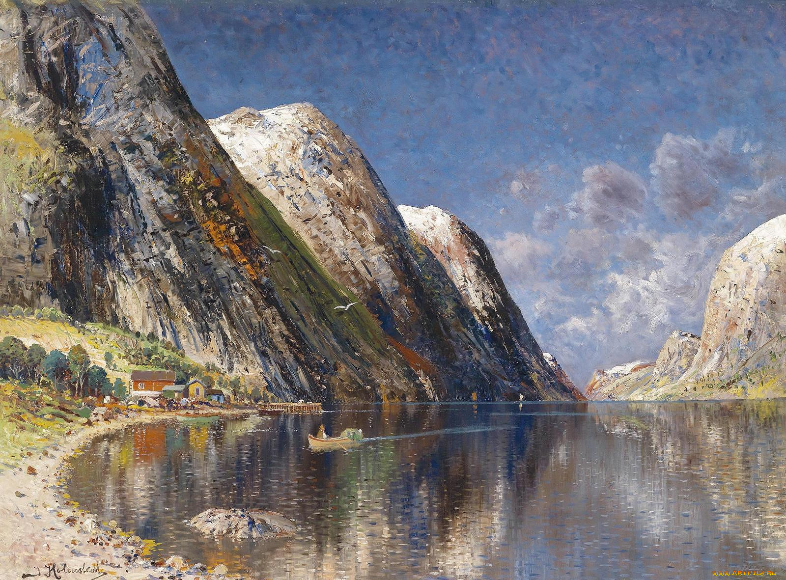 johann, holmstedt, fjord, рисованные, j