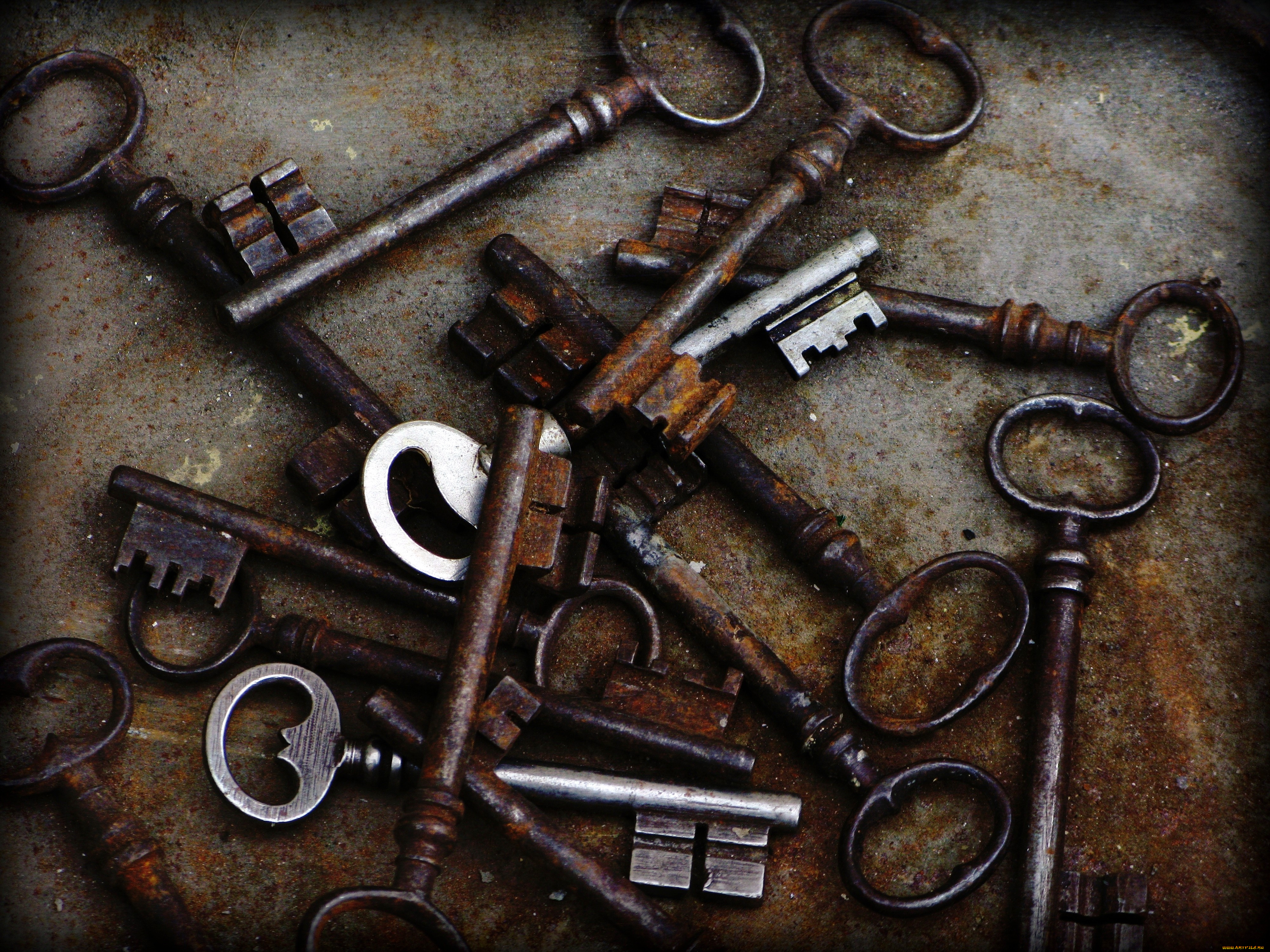разное, ключи, замки, дверные, ручки, ржавые, старые