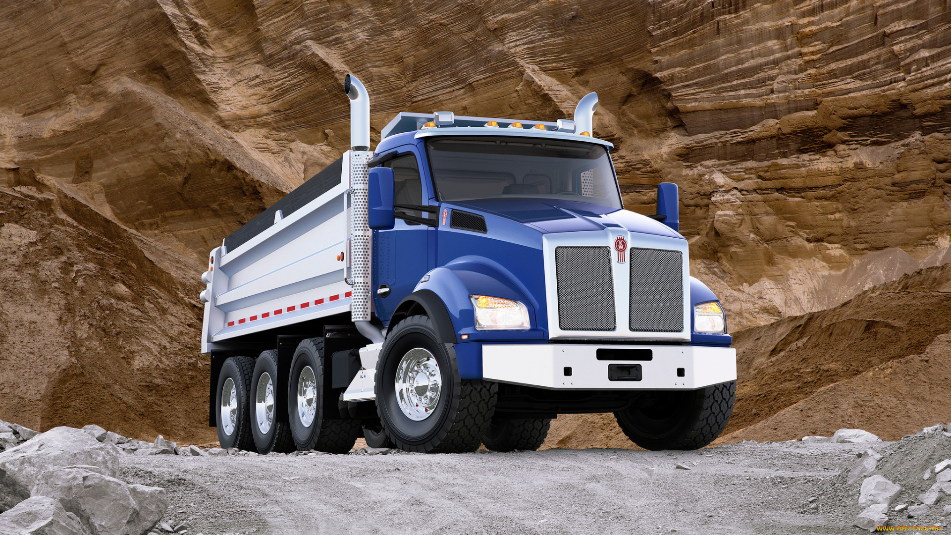 kenworth, -, t880, dump, автомобили, kenworth, тягач, грузовик, седельный, тяжелый