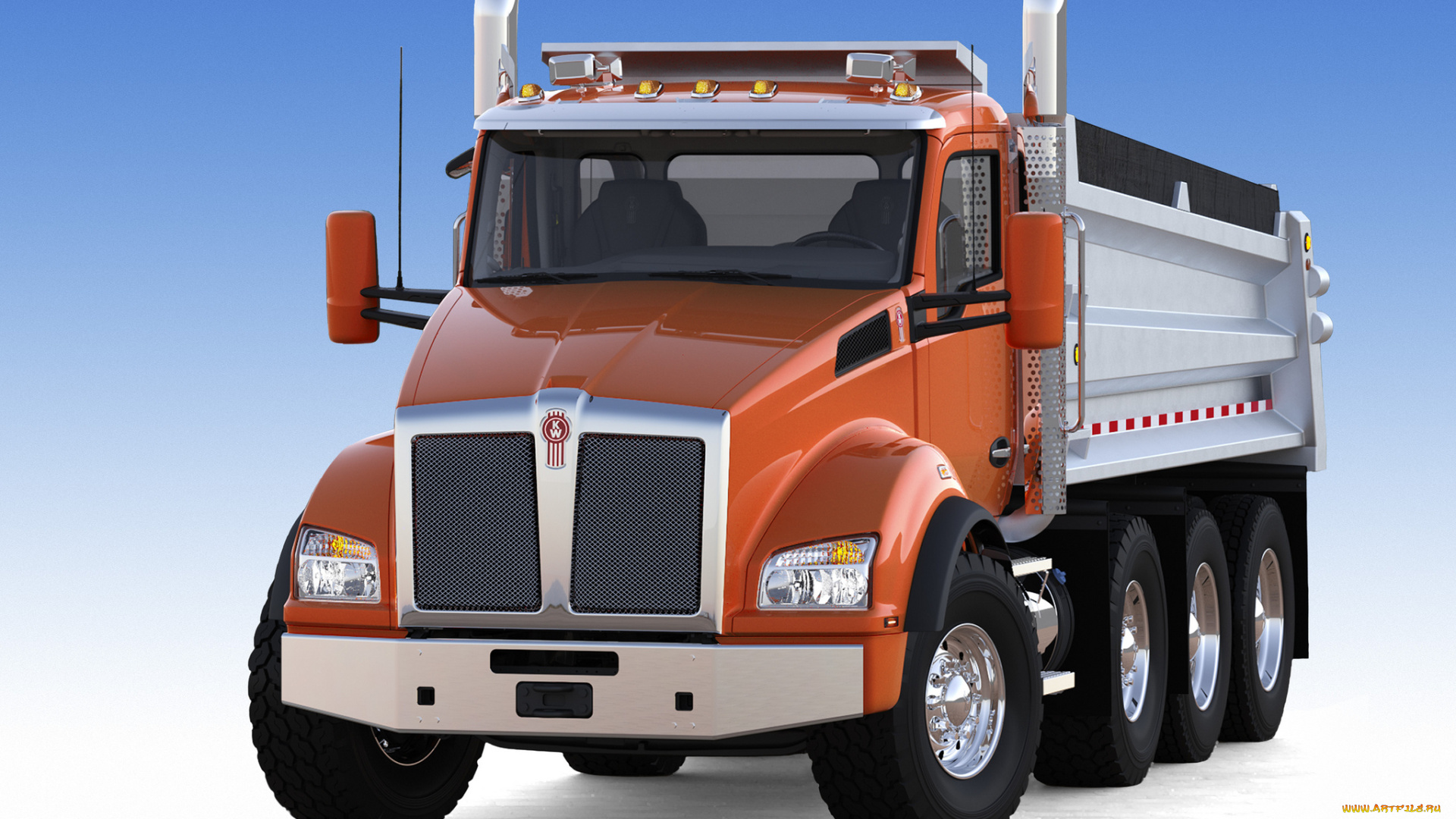 kenworth, -, t880, dump, автомобили, kenworth, седельный, грузовик, тяжелый, тягач