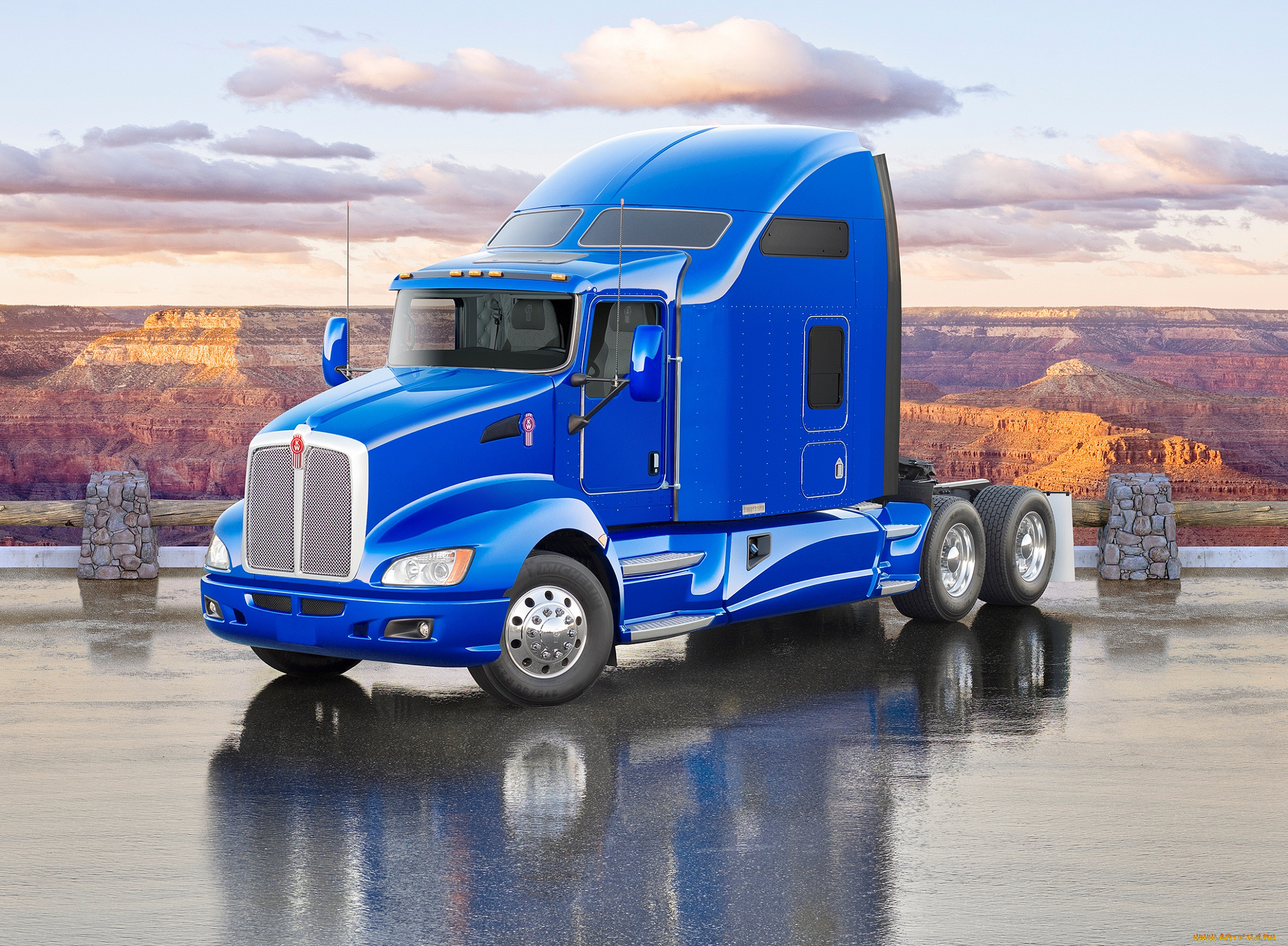 kenworth, t660, автомобили, kenworth, тяжелый, тягач, седельный, грузовик