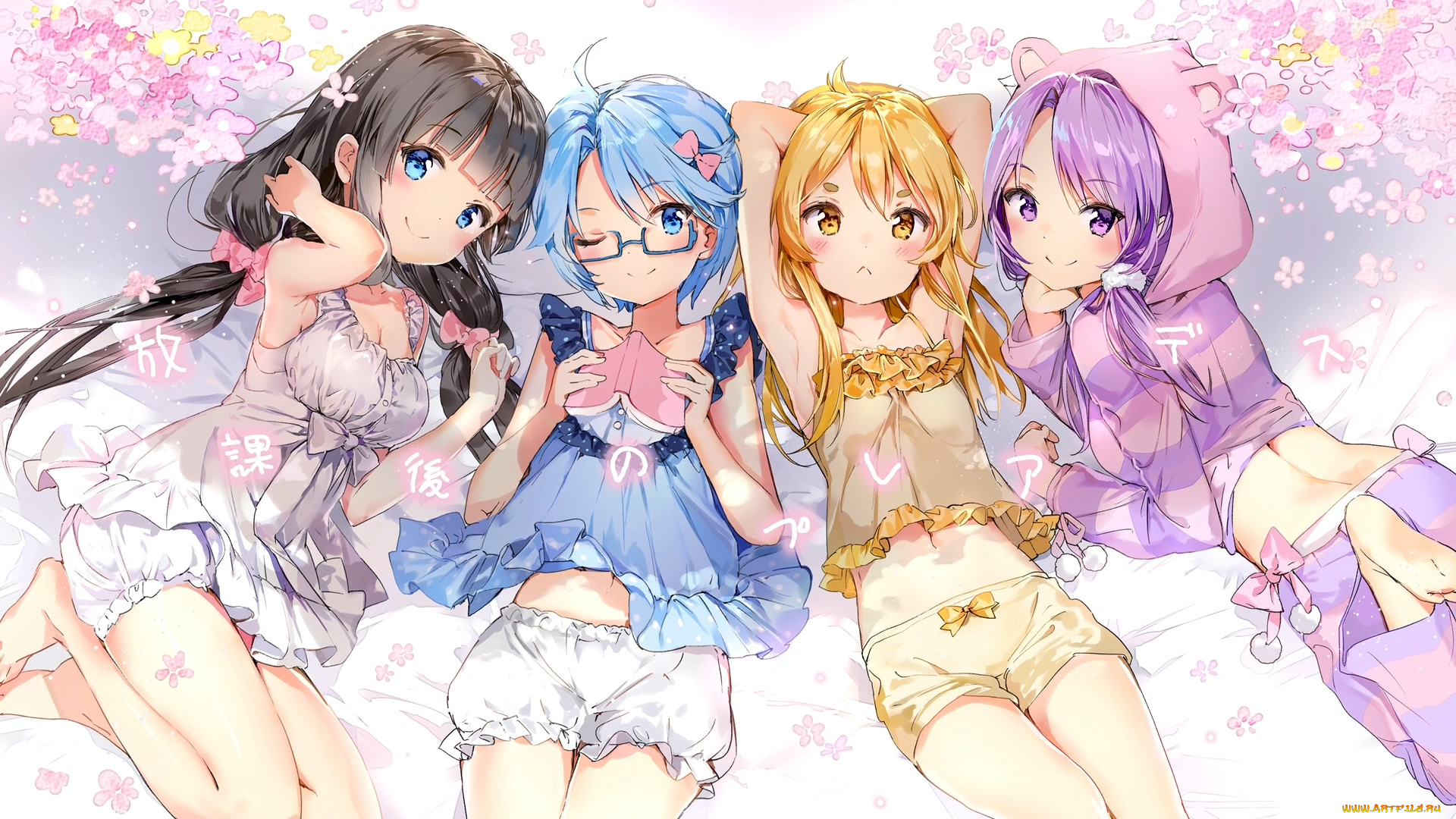 аниме, houkago, no, pleiades, houkago, no, pleiades, anmi, aoi, nanako, itsuki, hikaru