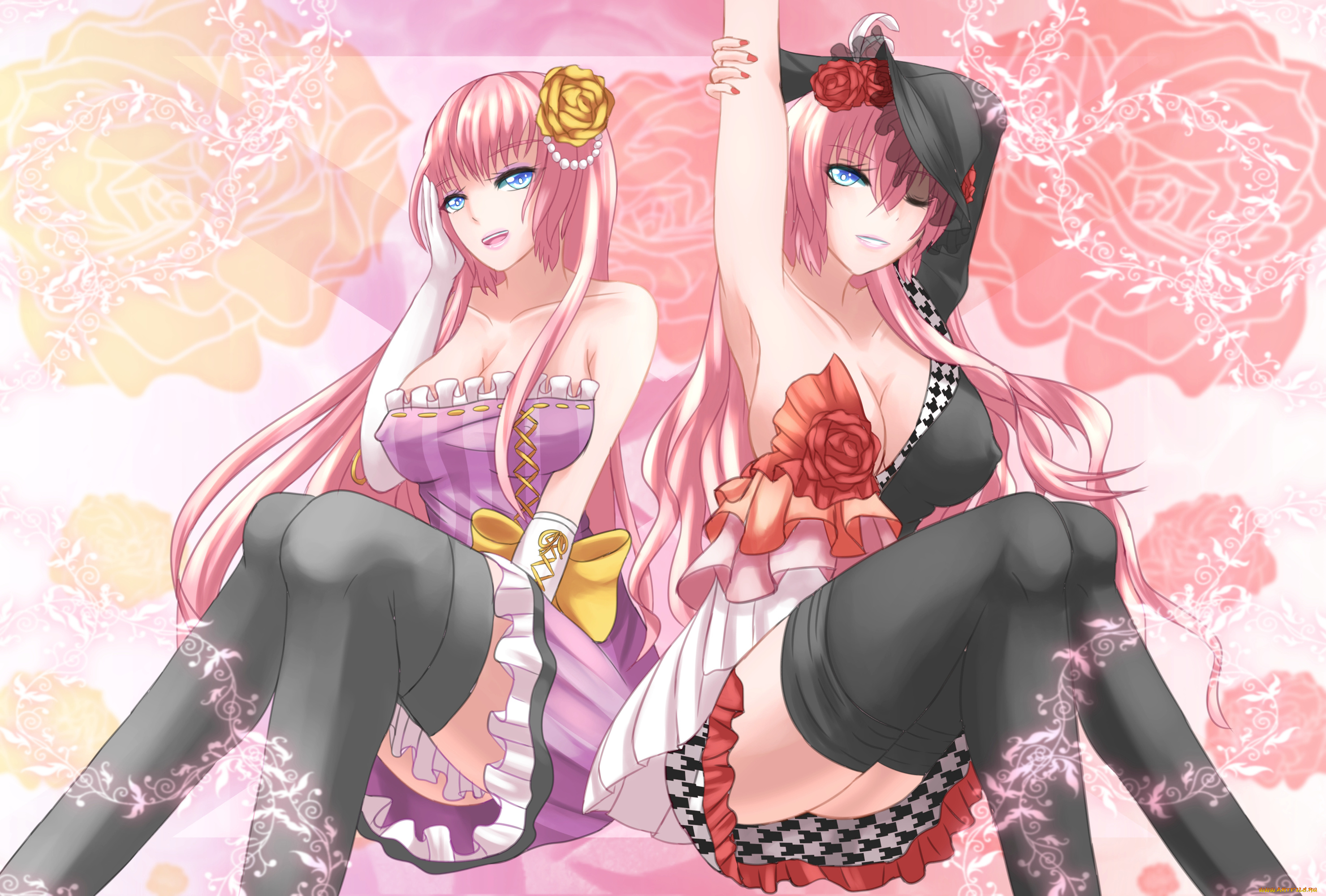 аниме, vocaloid, megurine, luka