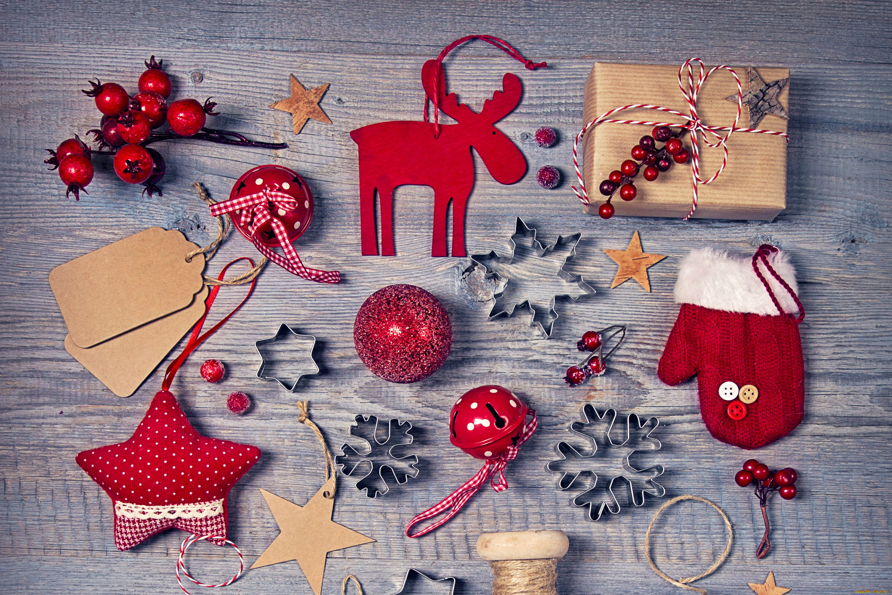 праздничные, украшения, новый, год, рождество, gifts, decoration, xmas, wood, vintage, christmas, merry