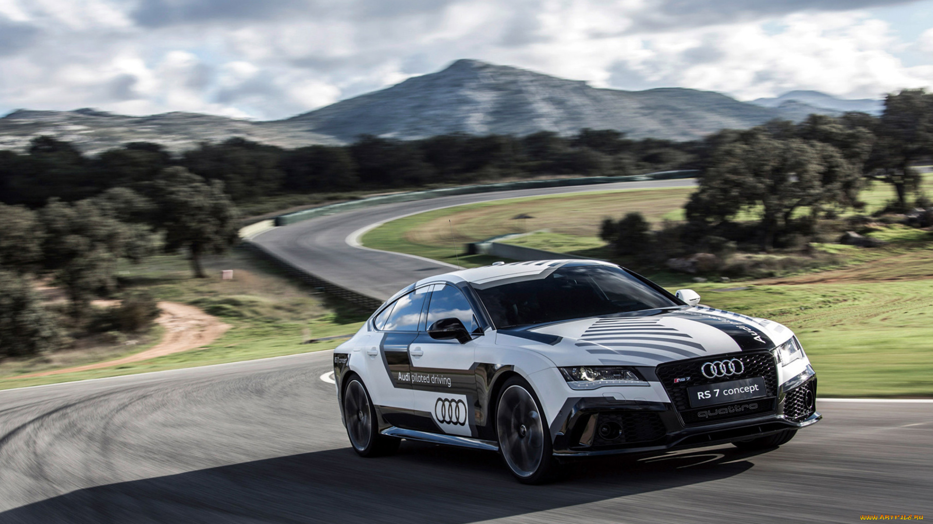 audi, rs7, piloted, driving, concept, 2014, автомобили, audi, piloted, driving, 2014, concept, rs7