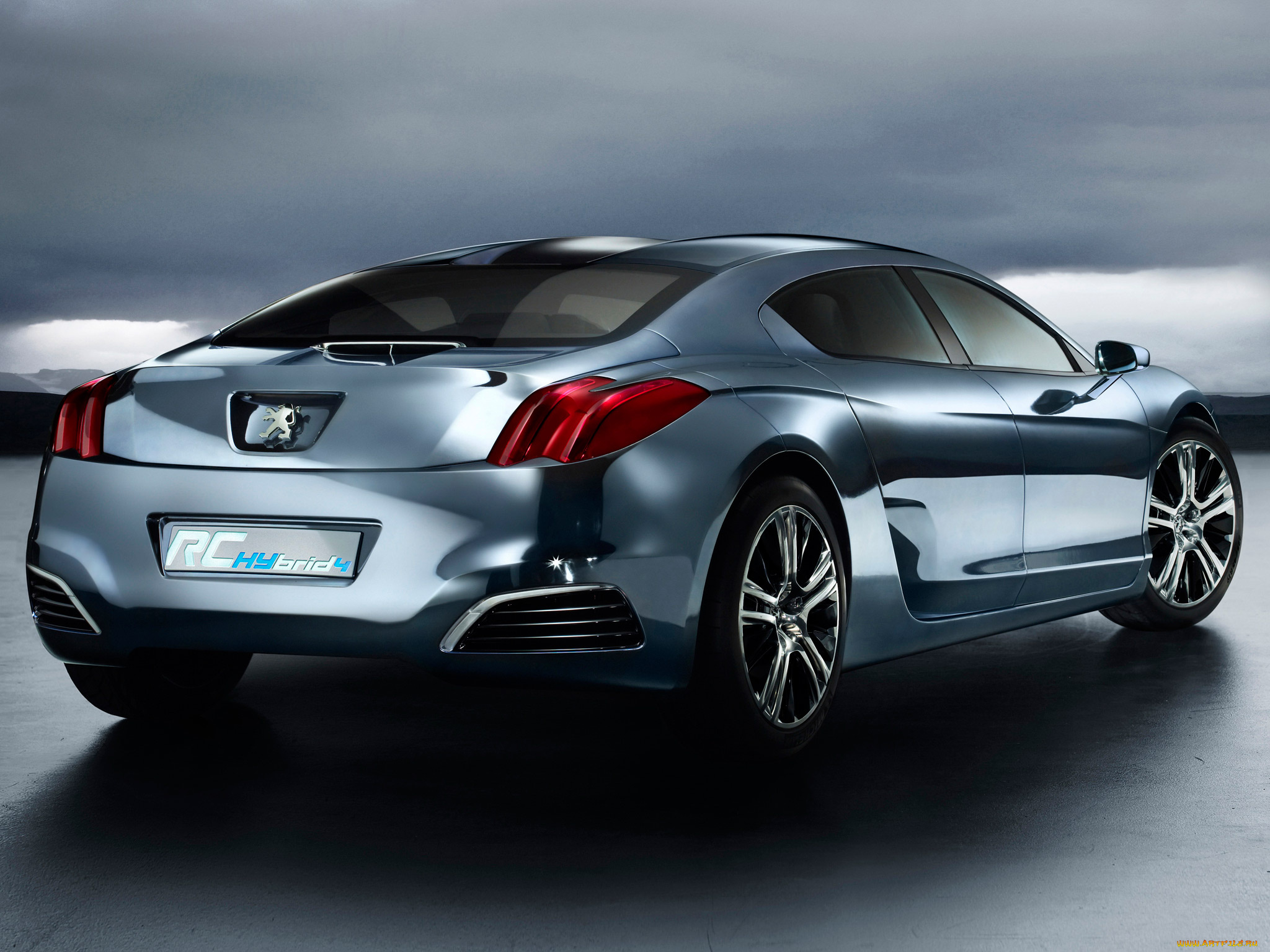 peugeot, rc, hybrid, 4, concept, 2008, автомобили, peugeot, 2008, rc, concept, hybrid, 4