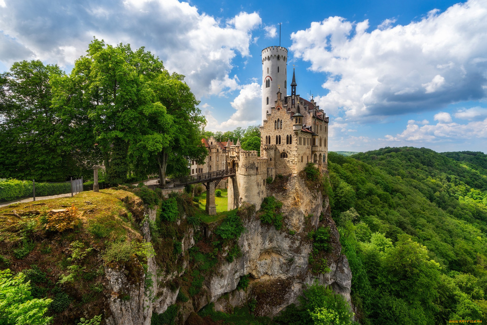 castle, lichtenstein, города, -, дворцы, , замки, , крепости, простор