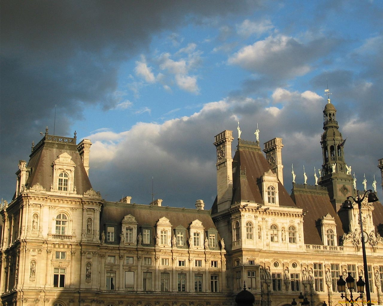 hotel, de, ville, paris, города, париж, франция