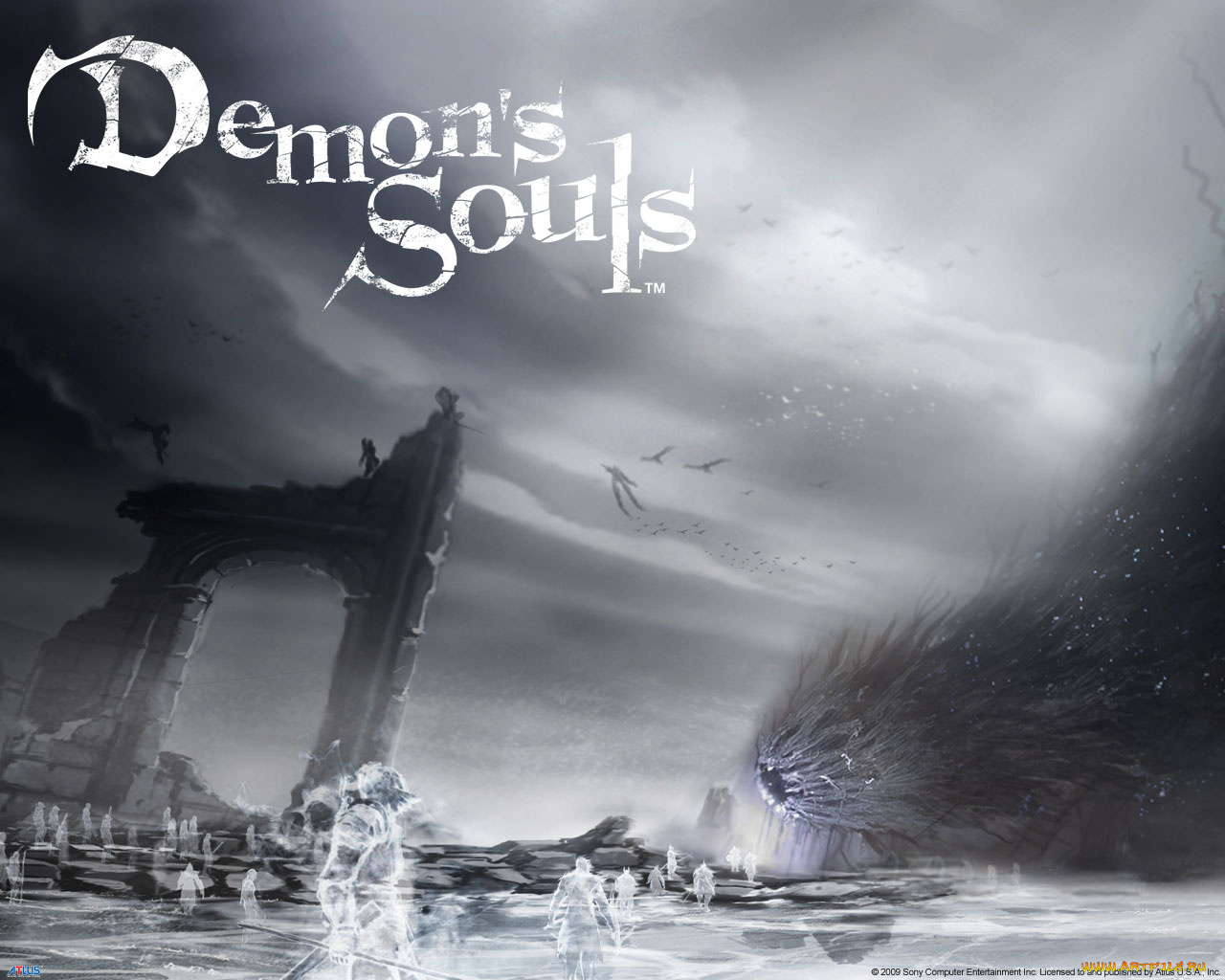видео, игры, demon`s, souls
