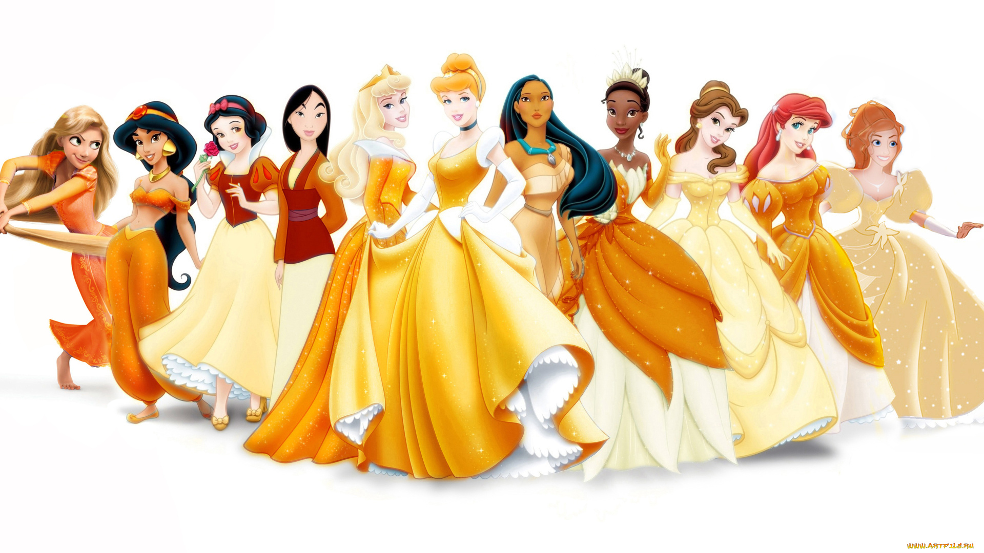 мультфильмы, disney`s, princess, принцессы, девчонки