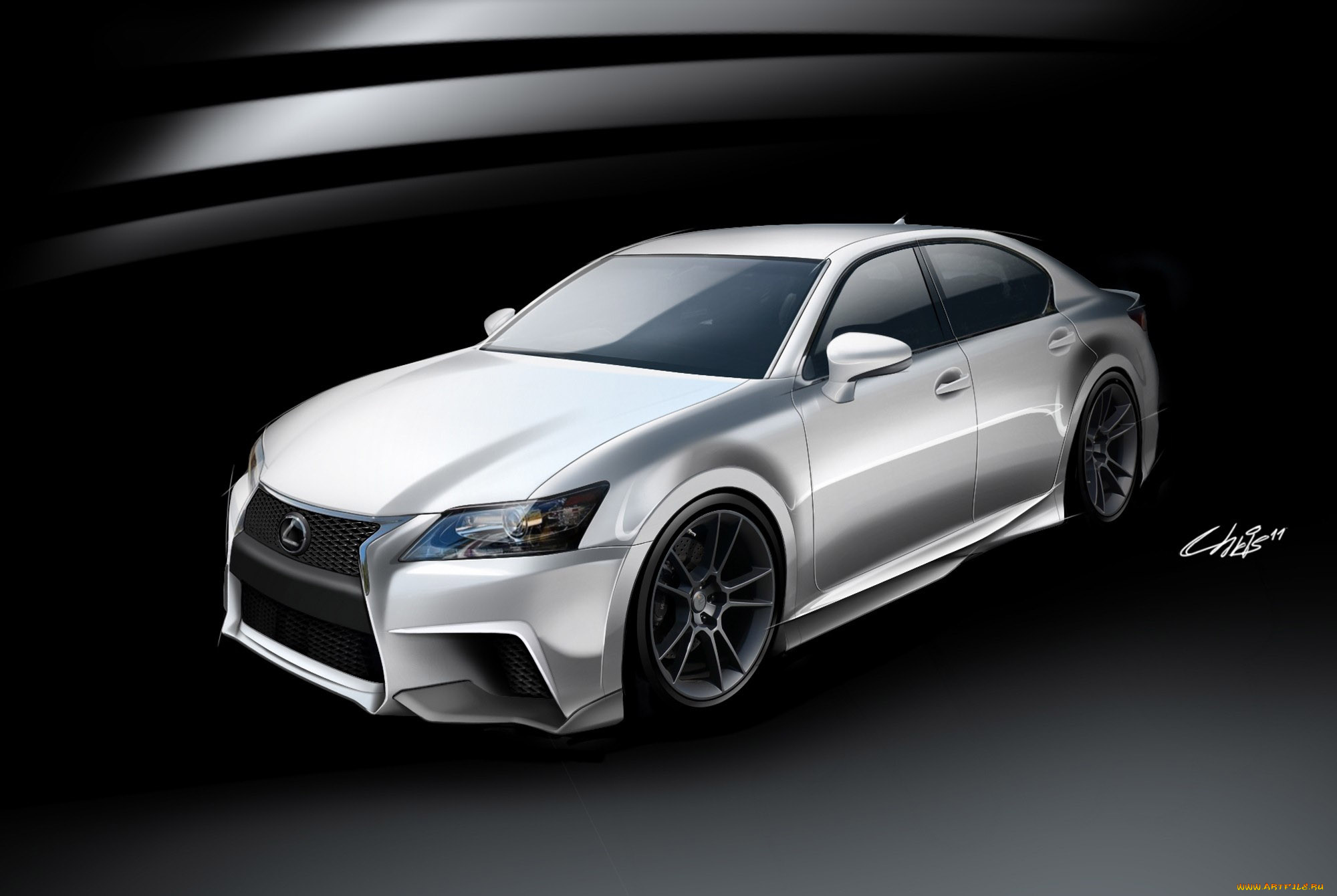 project-gs-f-sport-by-five-axis, автомобили, lexus, sport