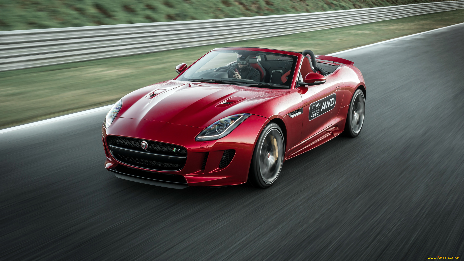 автомобили, jaguar, красный, 2015г, uk-spec, r, awd, f-type