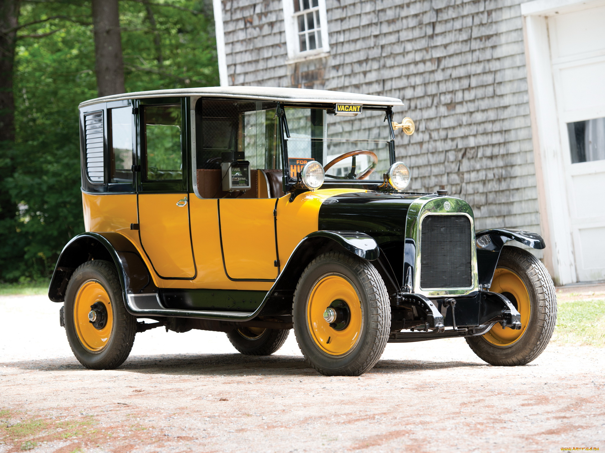 yellow, cab, model, a-2, brougham, taxi, автомобили, классика, classic