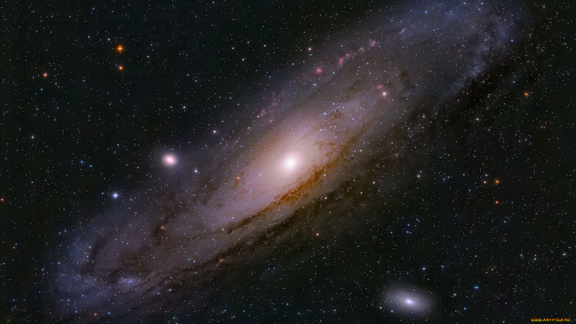 m31, andromeda, galaxy, v3, космос, галактики, туманности, туманность