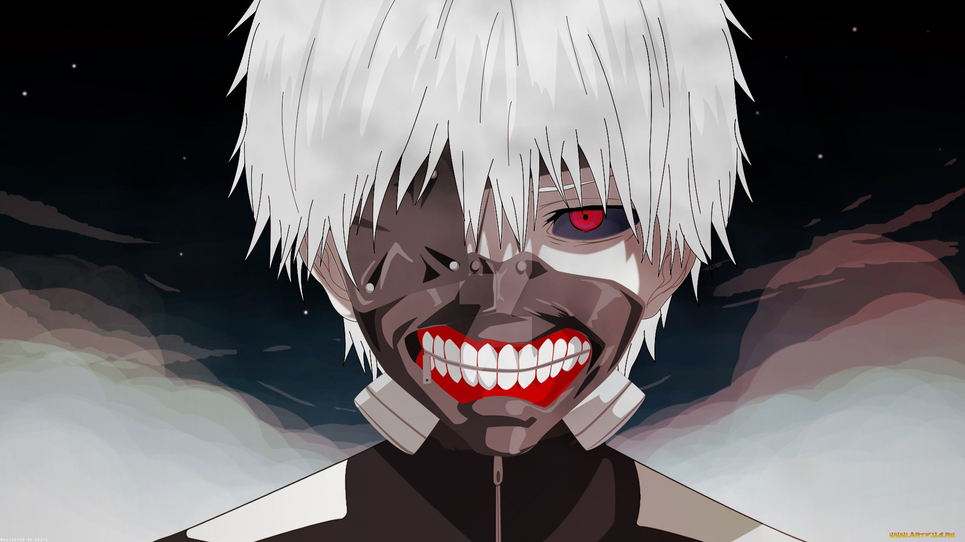 аниме, tokyo, ghoul, ken, kaneki