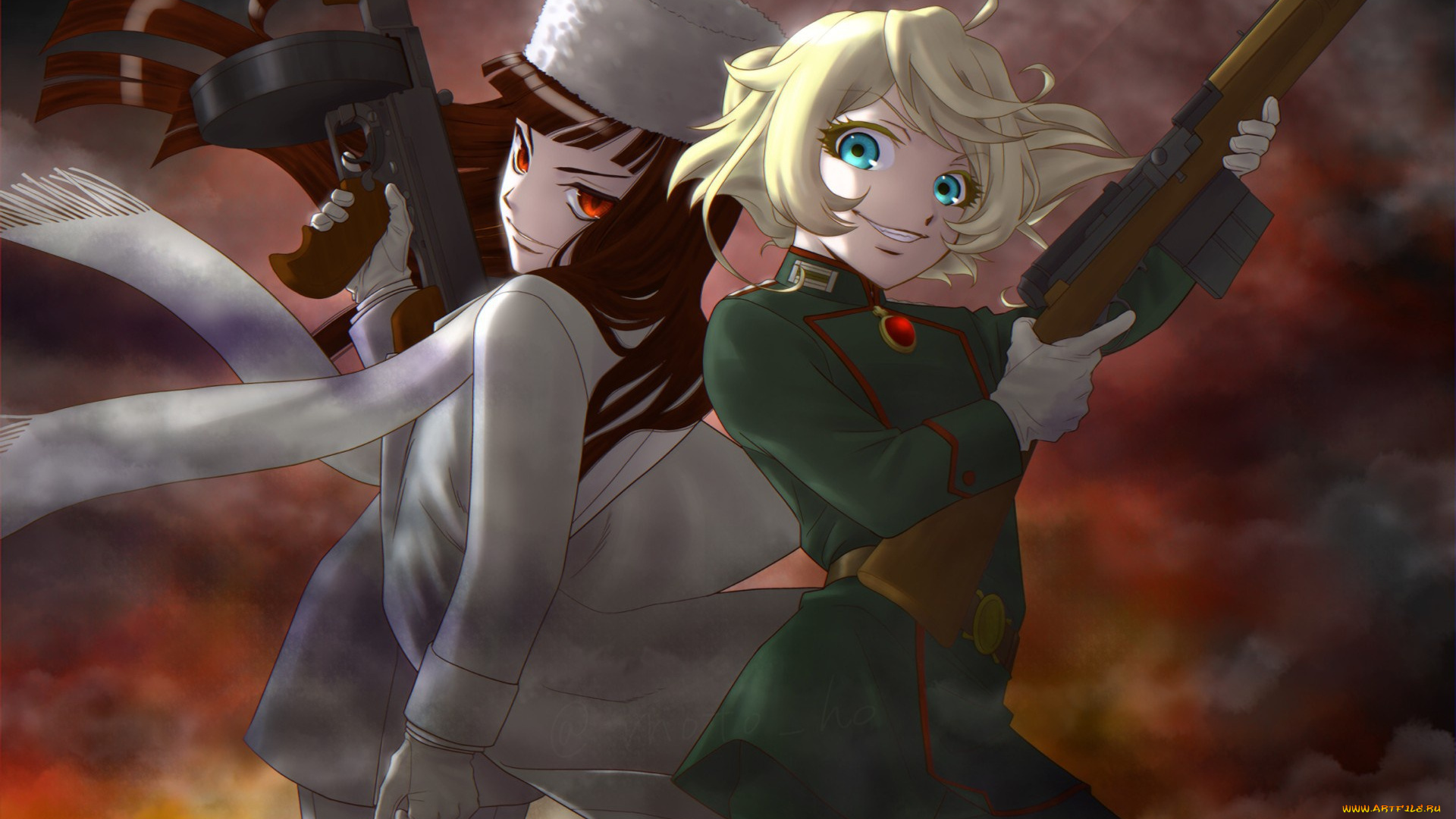 аниме, youjo, senki, youjo, senki