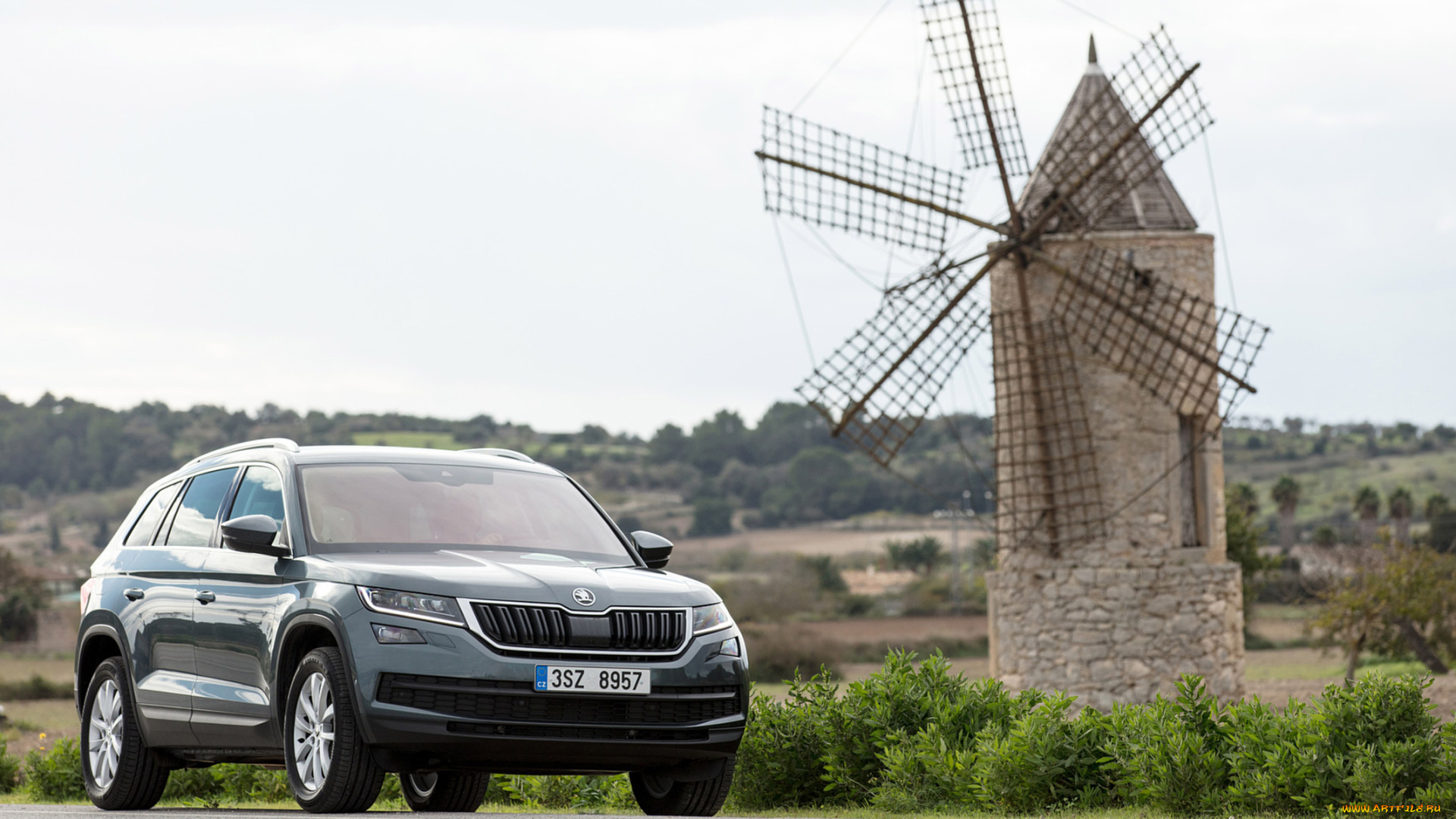 skoda, kodiaq, 2017, автомобили, skoda, kodiaq, 2017, внедорожник