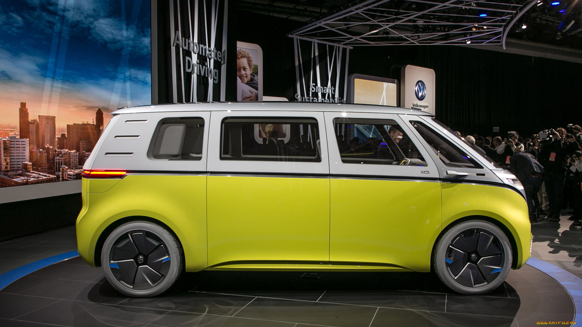 volkswagen, id-buzz, concept, 2017, автомобили, выставки, и, уличные, фото, 2017, id-buzz, concept, volkswagen