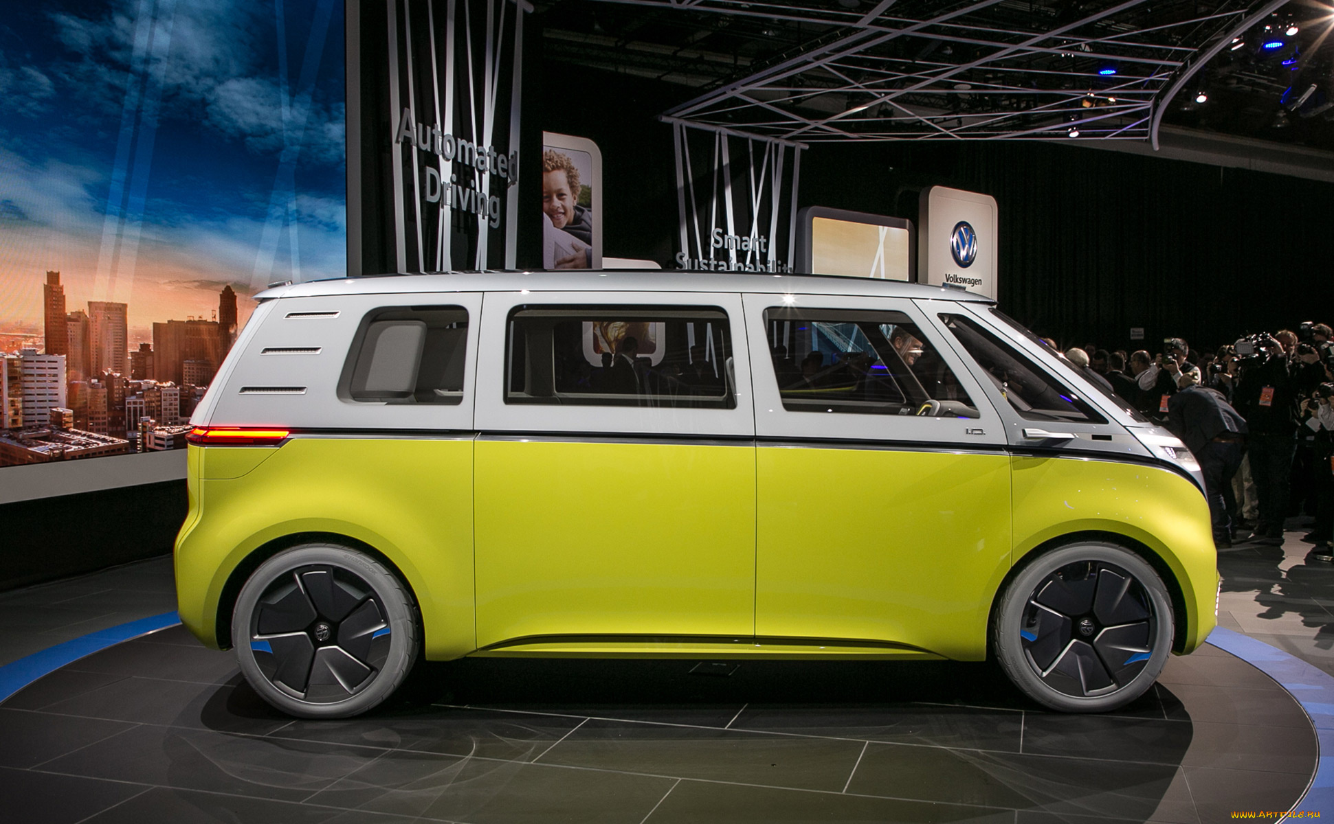 volkswagen, id-buzz, concept, 2017, автомобили, выставки, и, уличные, фото, 2017, id-buzz, concept, volkswagen