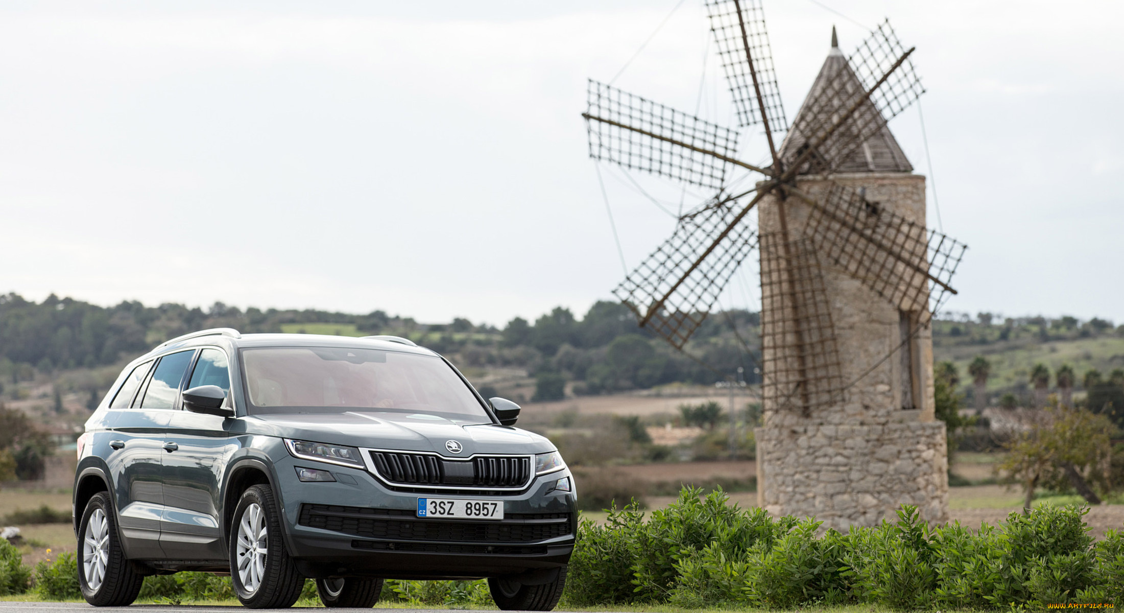 skoda, kodiaq, 2017, автомобили, skoda, kodiaq, 2017, внедорожник