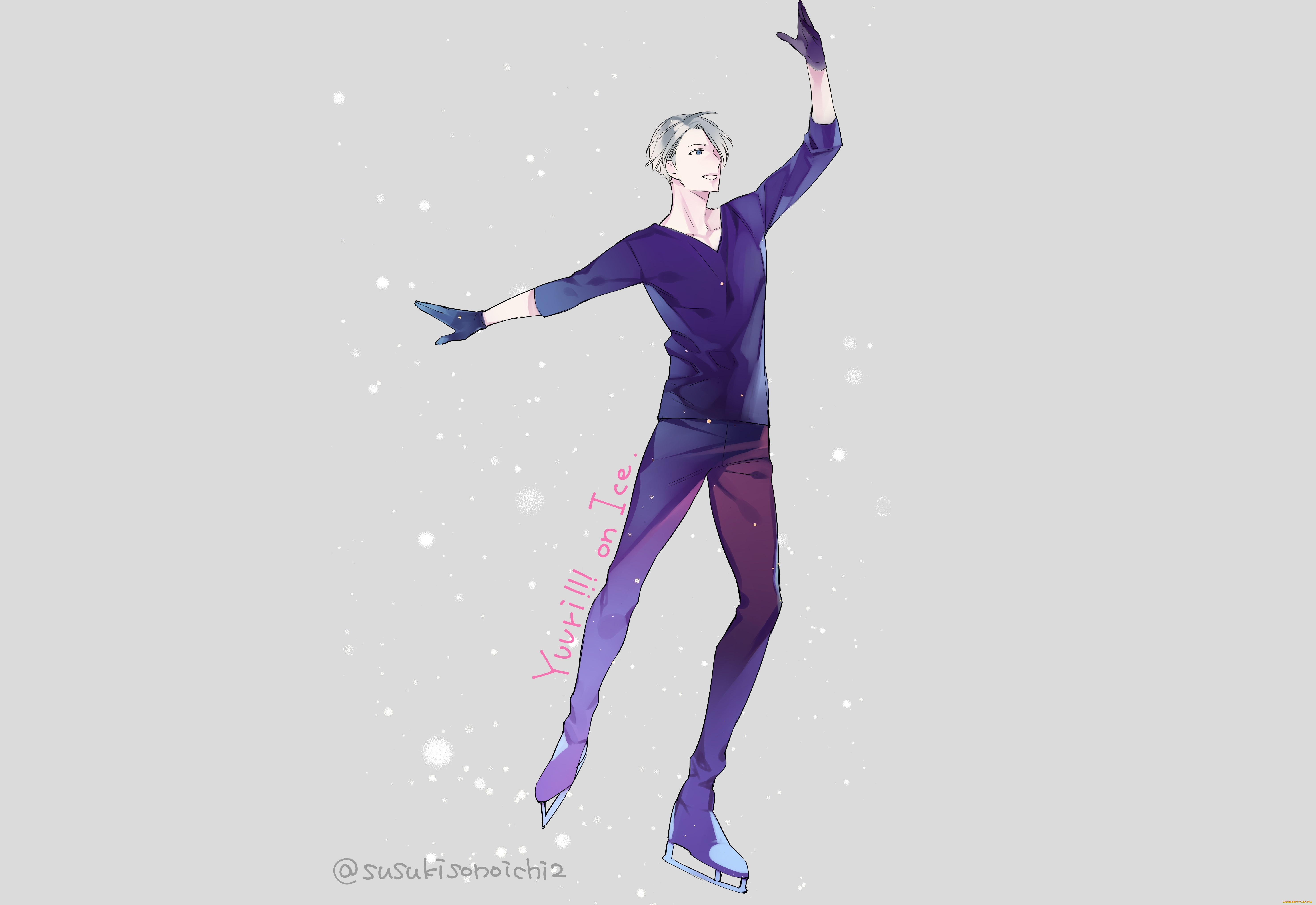 аниме, yuri, on, ice, victor, nikiforov