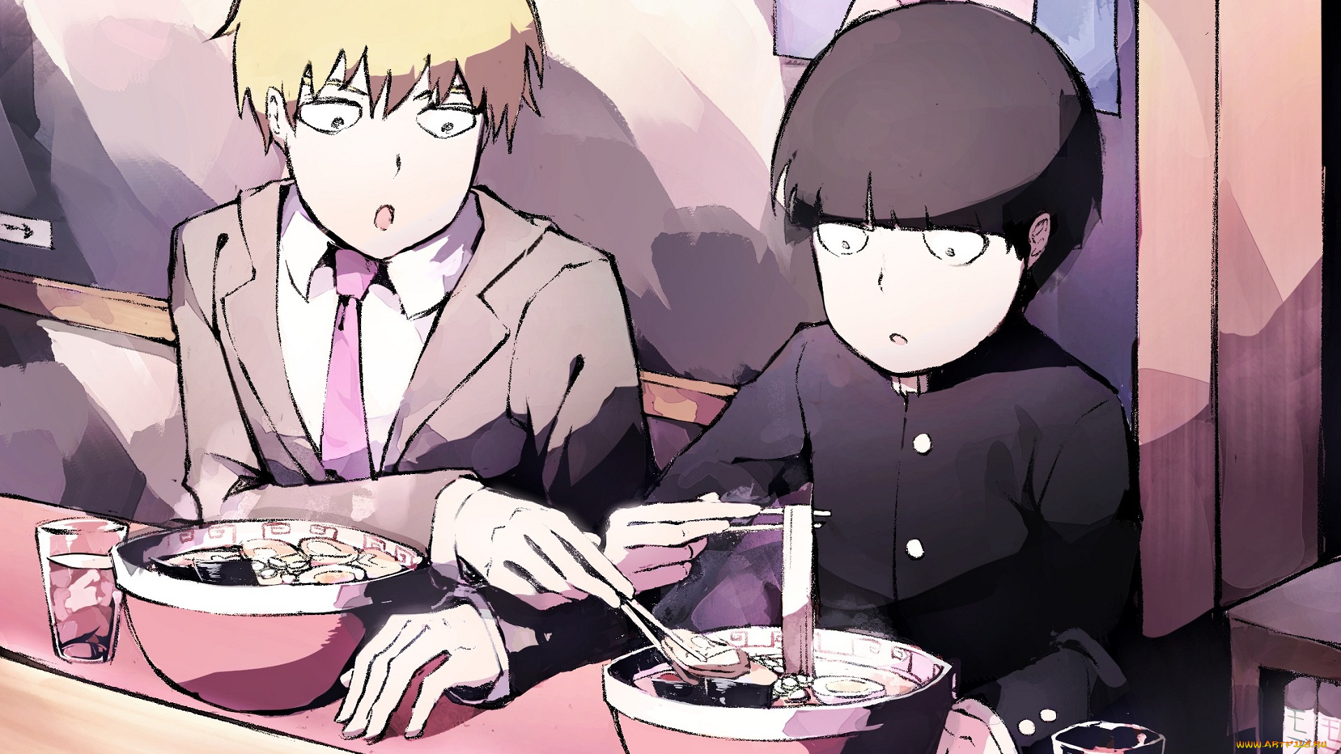 аниме, mob, psycho, 100, mob, psycho, 100