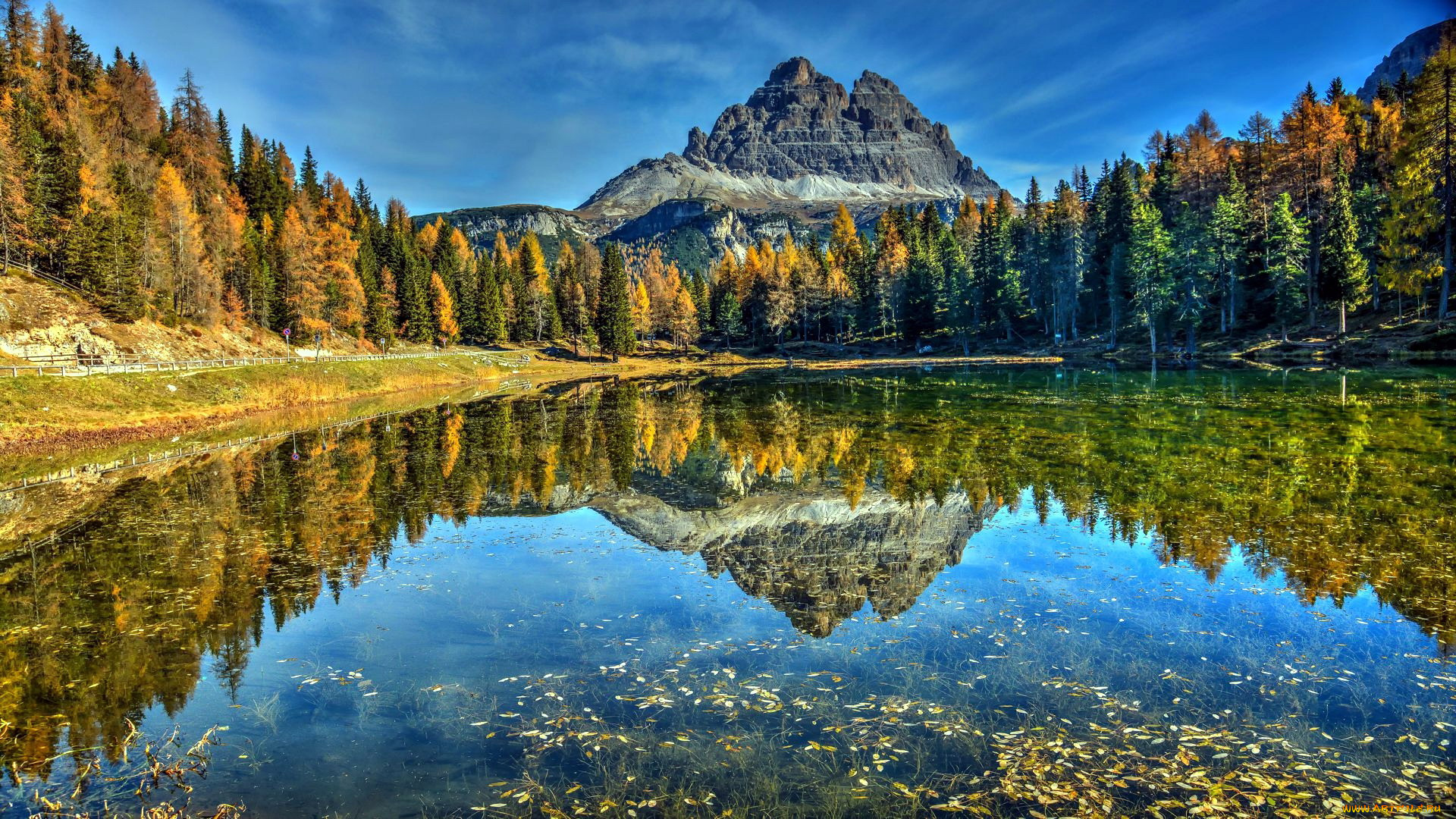 lake, antorno, trentino, italy, природа, реки, озера, lake, antorno