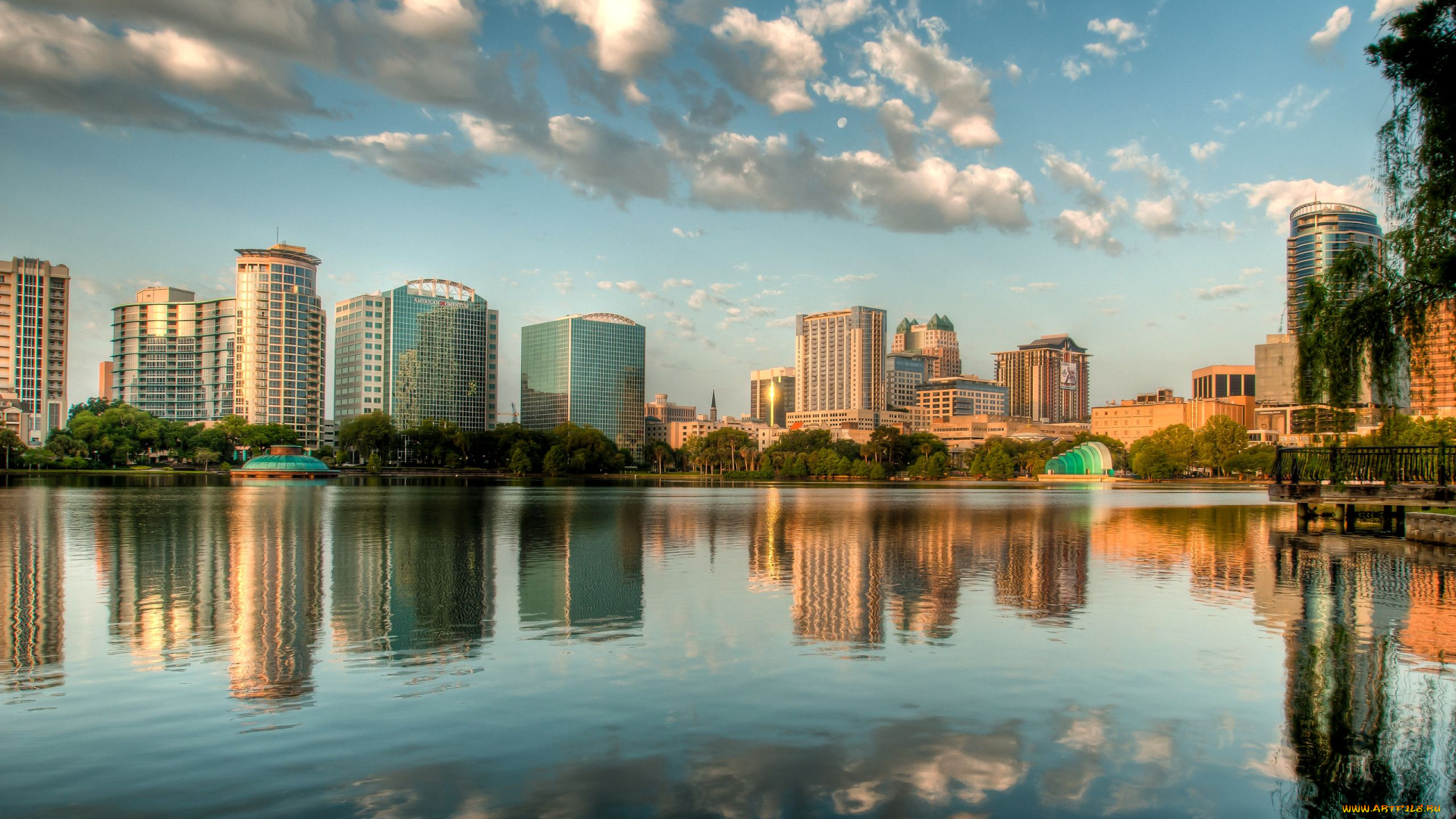 orlando, города, панорамы