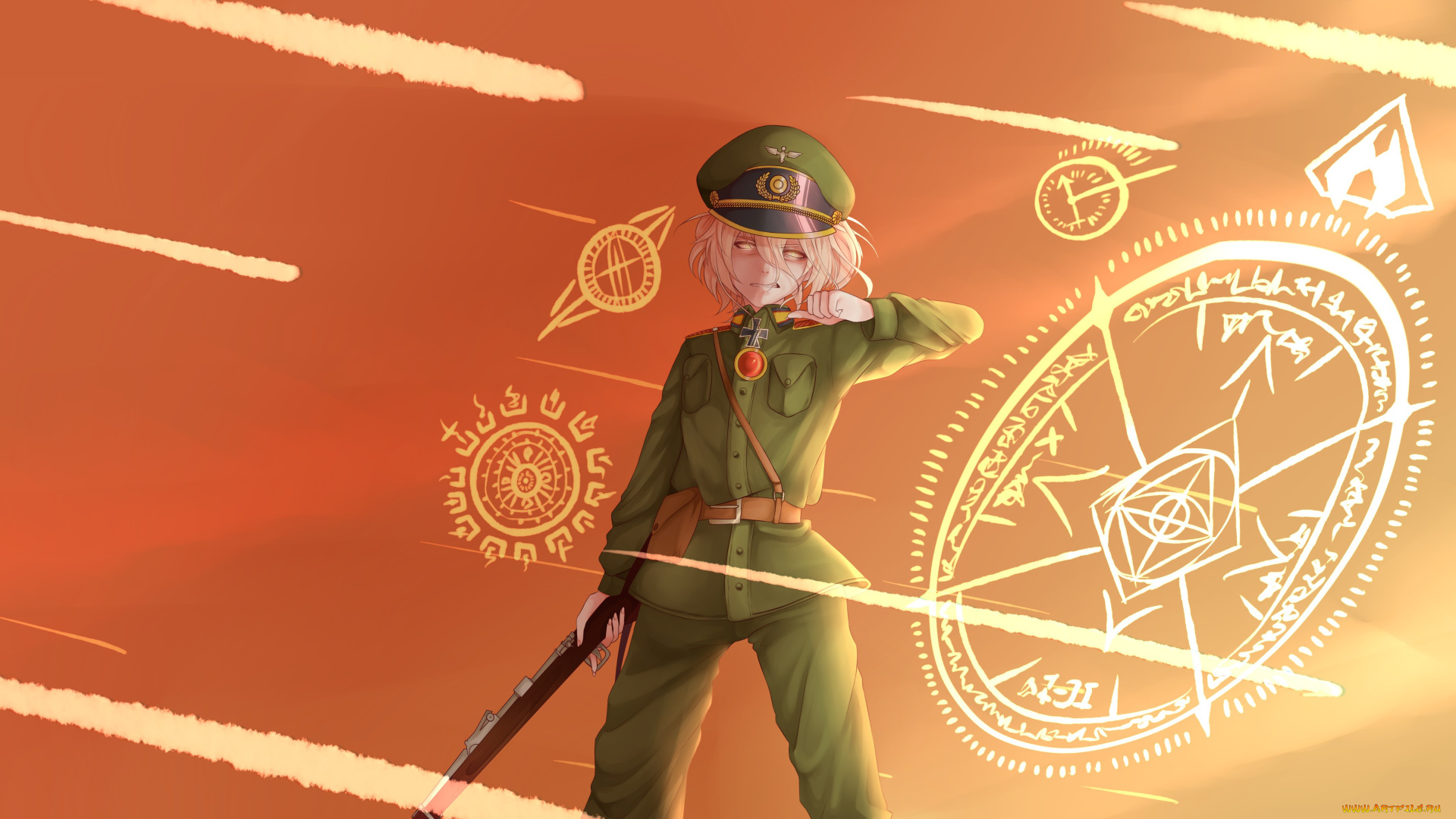 аниме, youjo, senki, youjo, senki