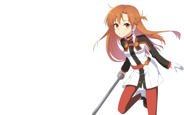 Картинка аниме sword+art+online девушка взгляд фон
