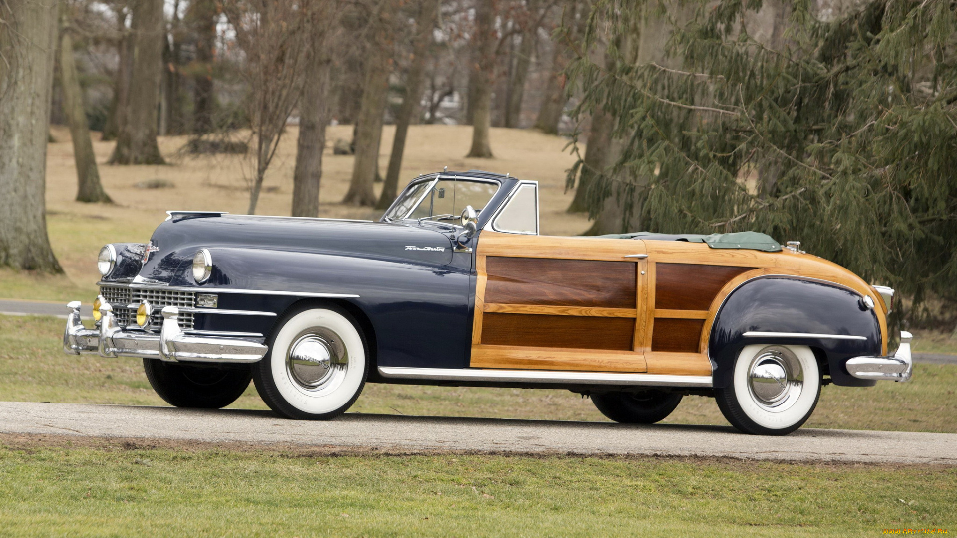 chrysler, town, &, country, convertible, 1947, автомобили, chrysler, country, convertible, 1947, town