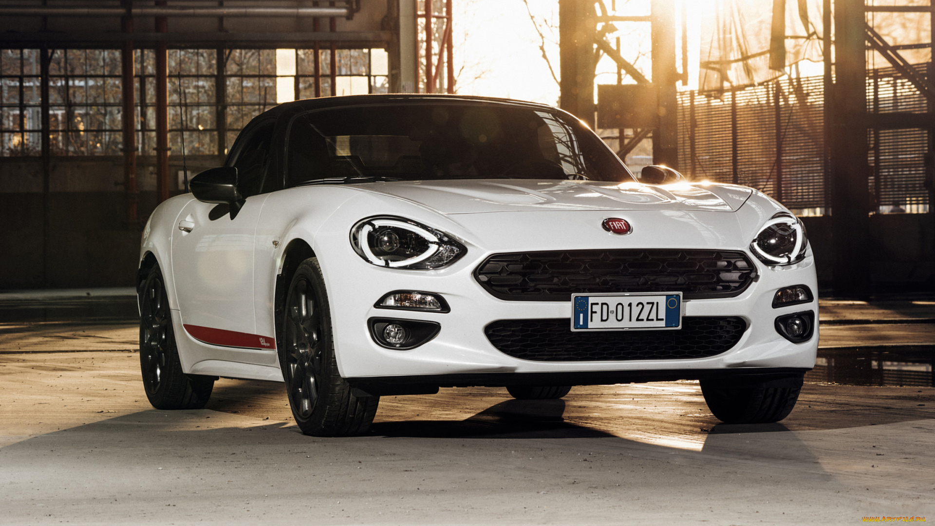 fiat, 124, spider, s-design, 2018, автомобили, fiat, s-design, spider, 124, белый, 2018