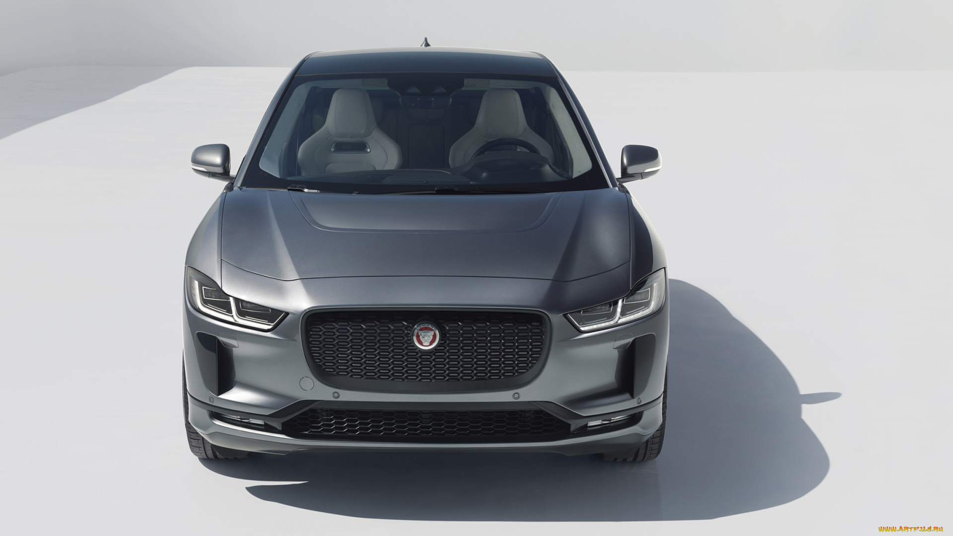 jaguar, i-pace, 2019, автомобили, jaguar, i-pace, 2019, серый, металлик