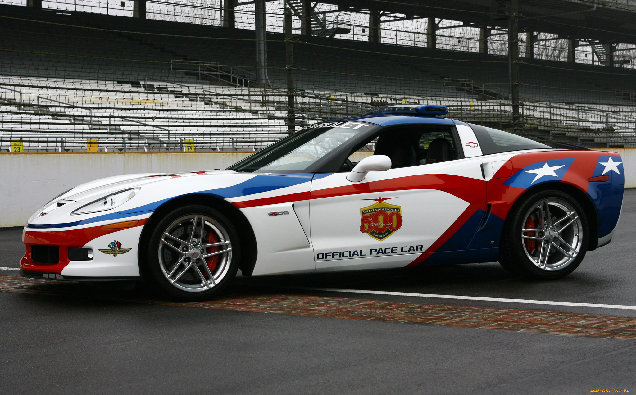 corvette, z06, indianapolis, 500, pace, car, 2006, автомобили, corvette, z06, indianapolis, 500, pace, car, 2006