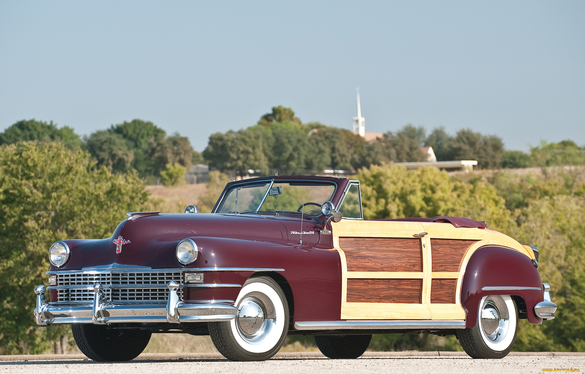 chrysler, town, &, country, convertible, 1946, автомобили, chrysler, 1946, convertible, country, town