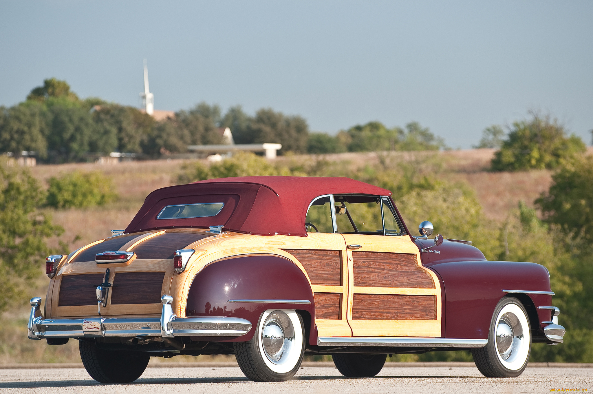 chrysler, town, &, country, convertible, 1946, автомобили, chrysler, 1946, convertible, country, town