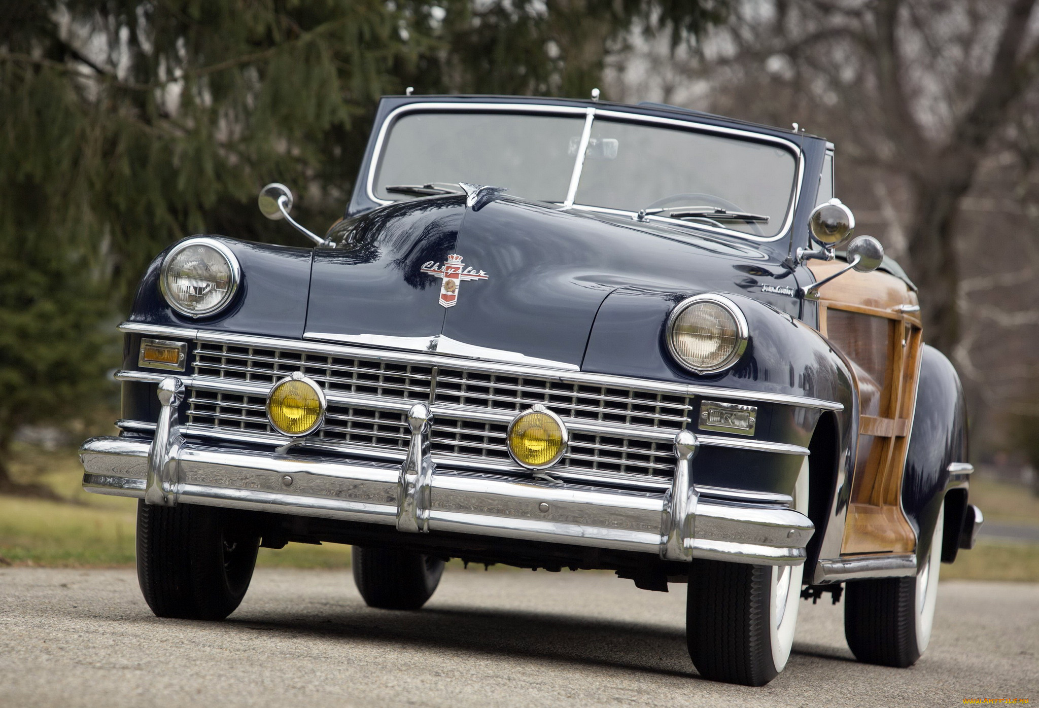 chrysler, town, &, country, convertible, 1947, автомобили, chrysler, town, 1947, convertible, country