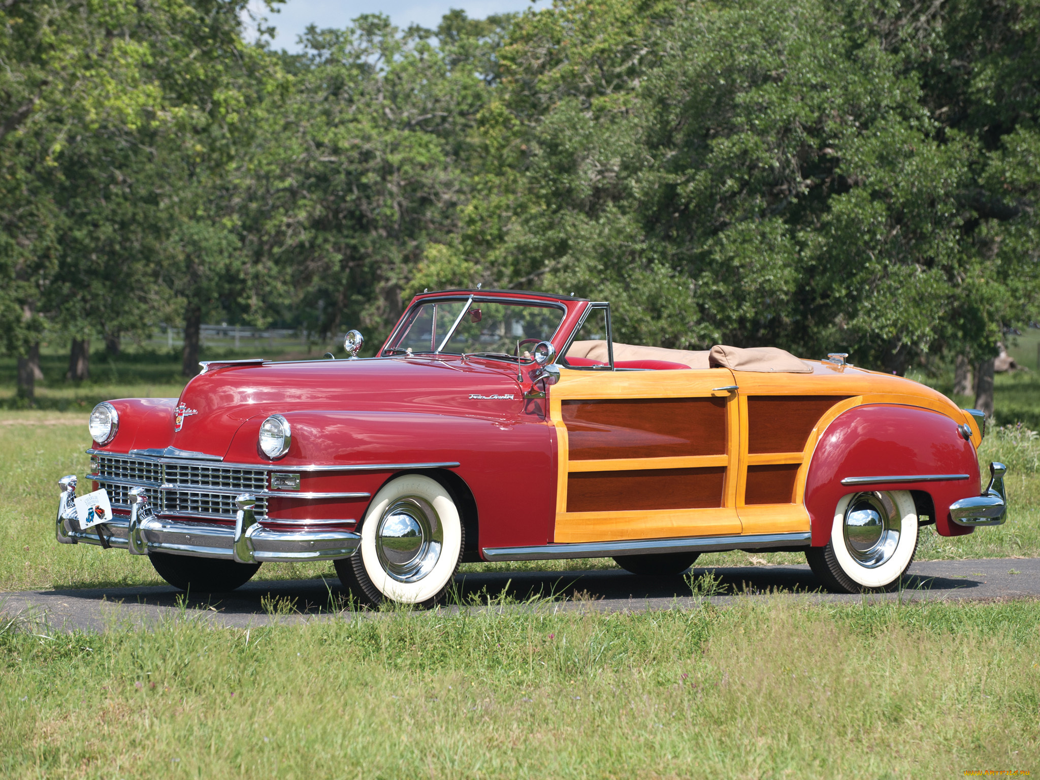 chrysler, town, &, country, convertible, 1946, автомобили, chrysler, 1946, town, country, convertible