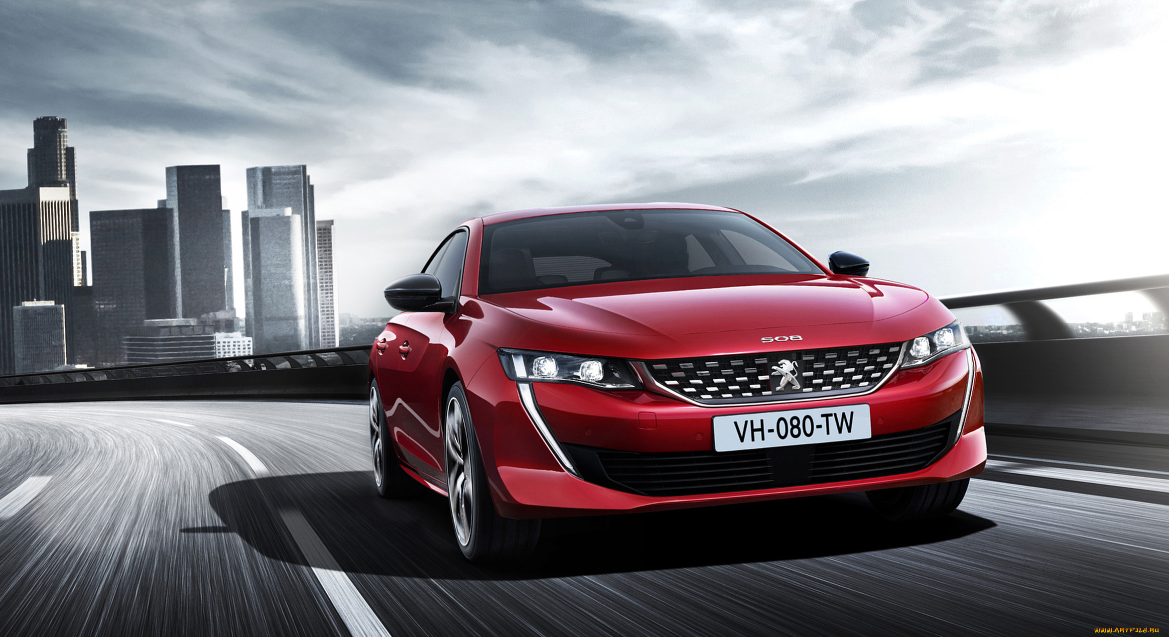 peugeot, 508, gt, 2019, автомобили, peugeot, красный, 2019, gt, 508