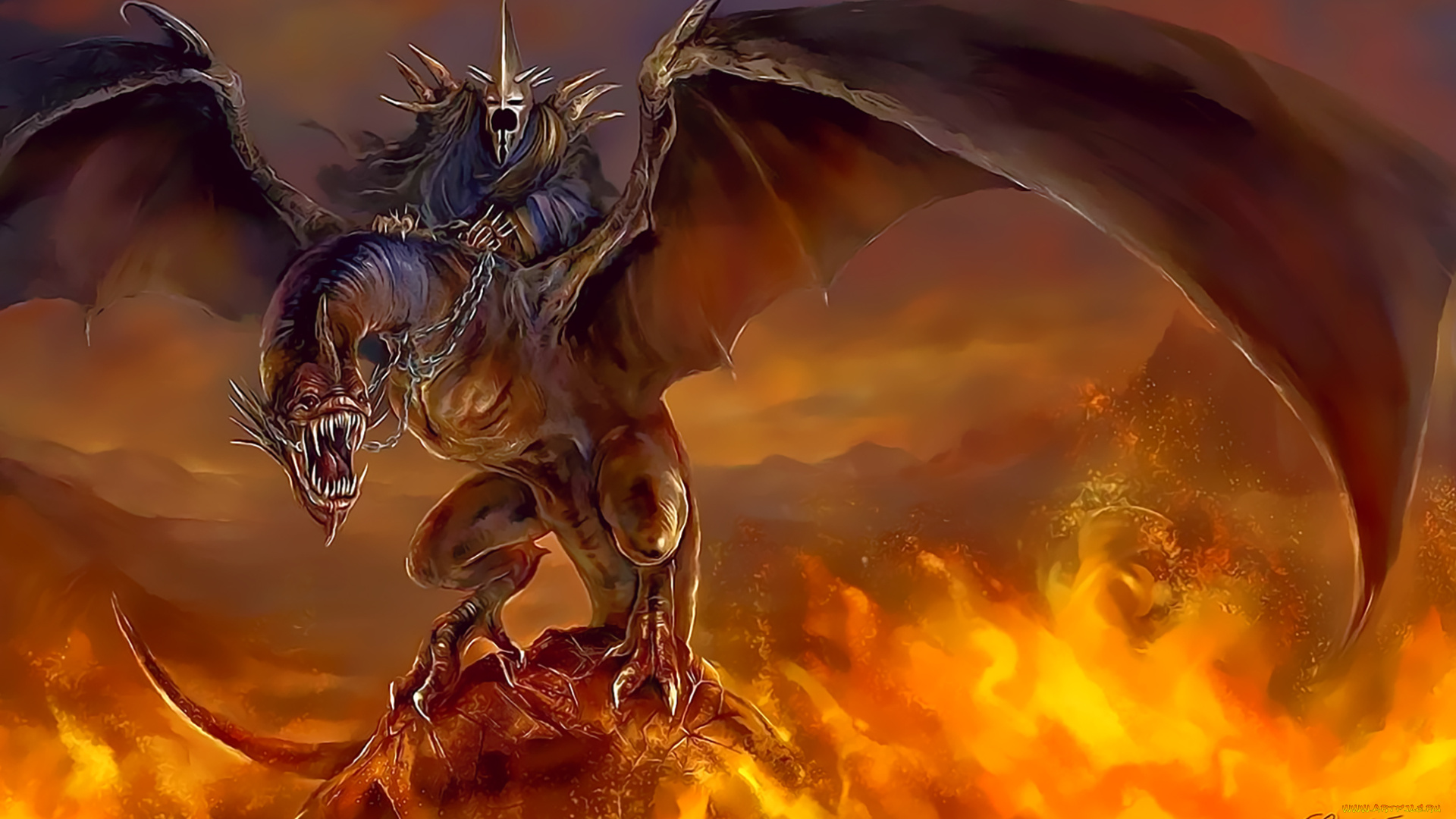 календари, фэнтези, дракон, пламя, огонь, крылья, монстр, существо, calendar, 2020