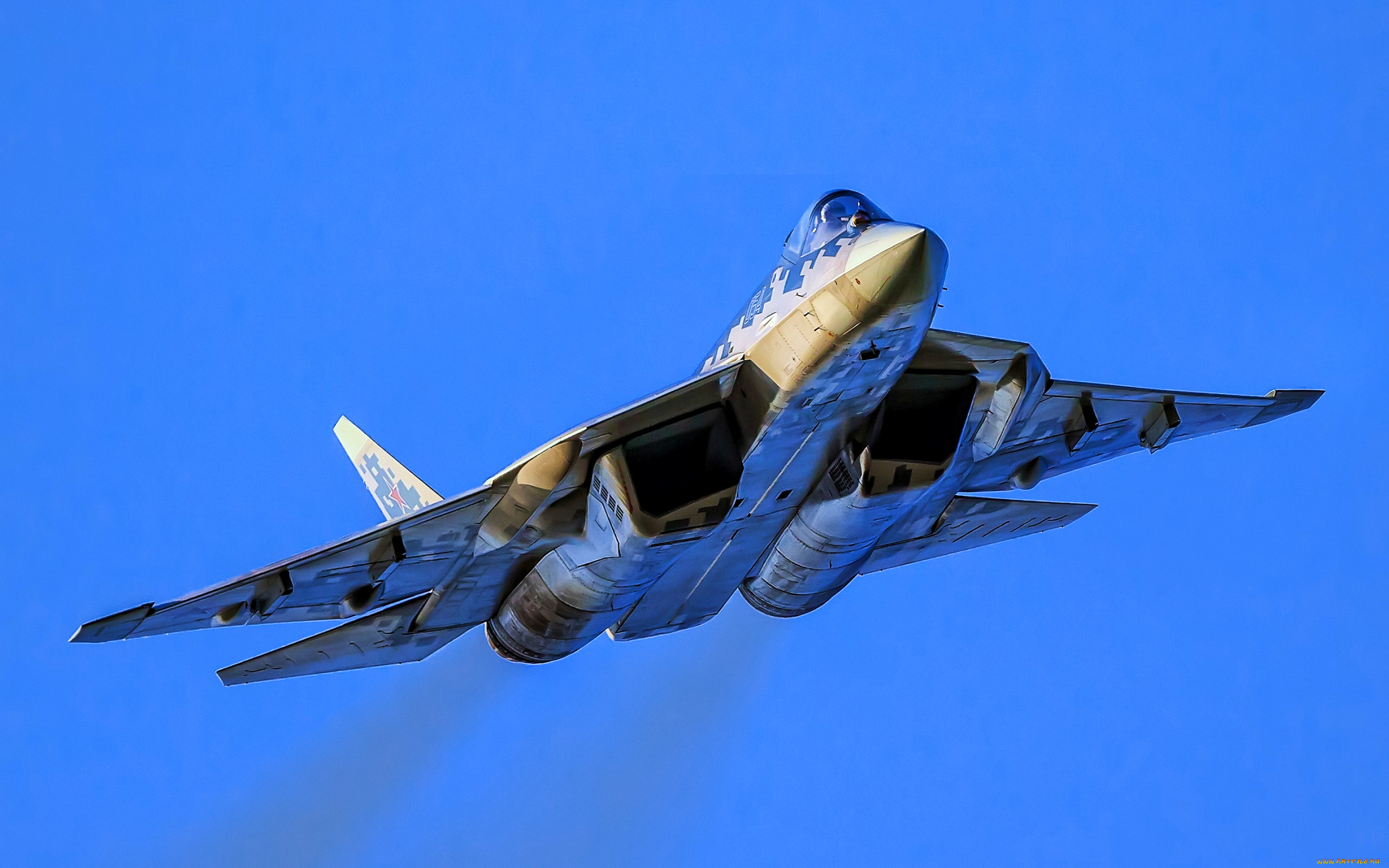 cу-57, авиация, боевые, самолёты, су-57, голубое, небо, пак, фа, реактивные, истребители, felon, ввс, россии, т-50