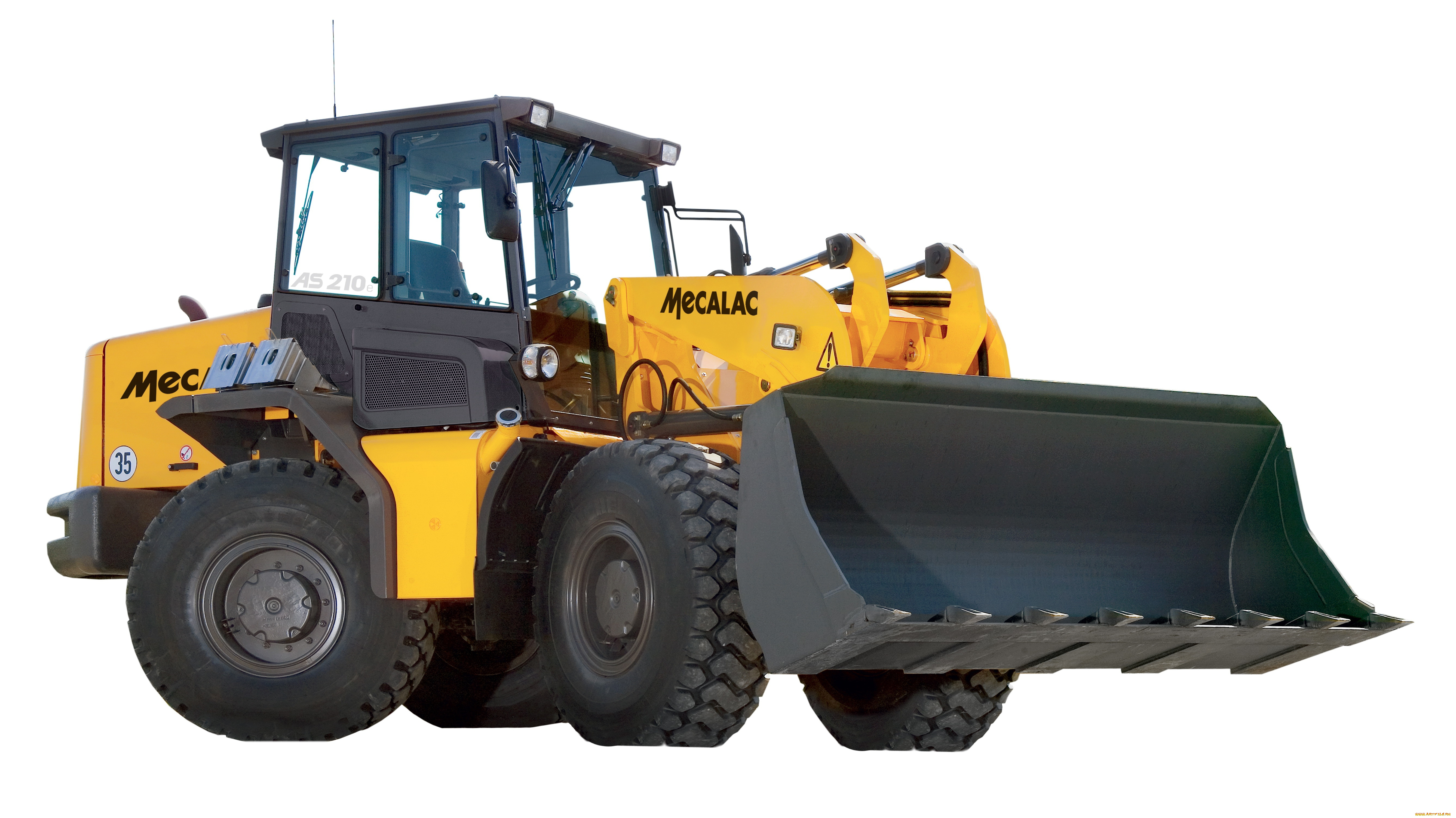 Car loader. Фронтальный погрузчик Mecalac. Mecalac as700 фронтальные погрузчики. Микалак трактор. Спецтехника на белом фоне.