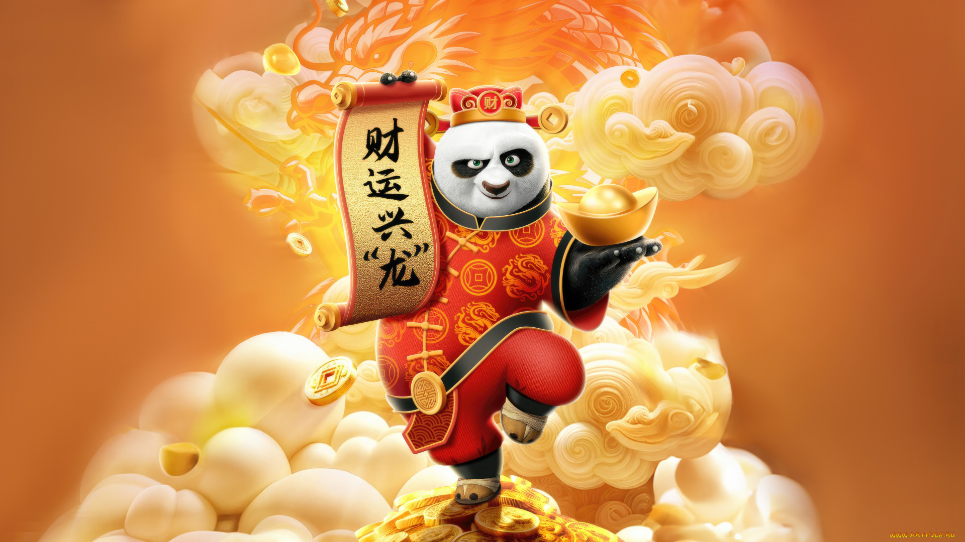 мультфильмы, kung, fu, panda, 4, kung, fu, panda, 4