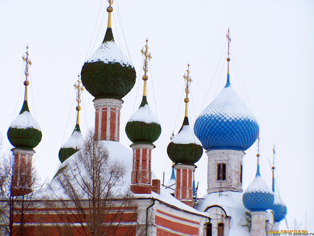 переславль, купола, владимирской, александра, невского, церквей, города, православные, церкви, монастыри